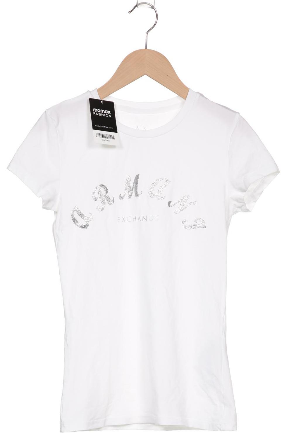 

AX Armani Exchange Damen T-Shirt, weiß