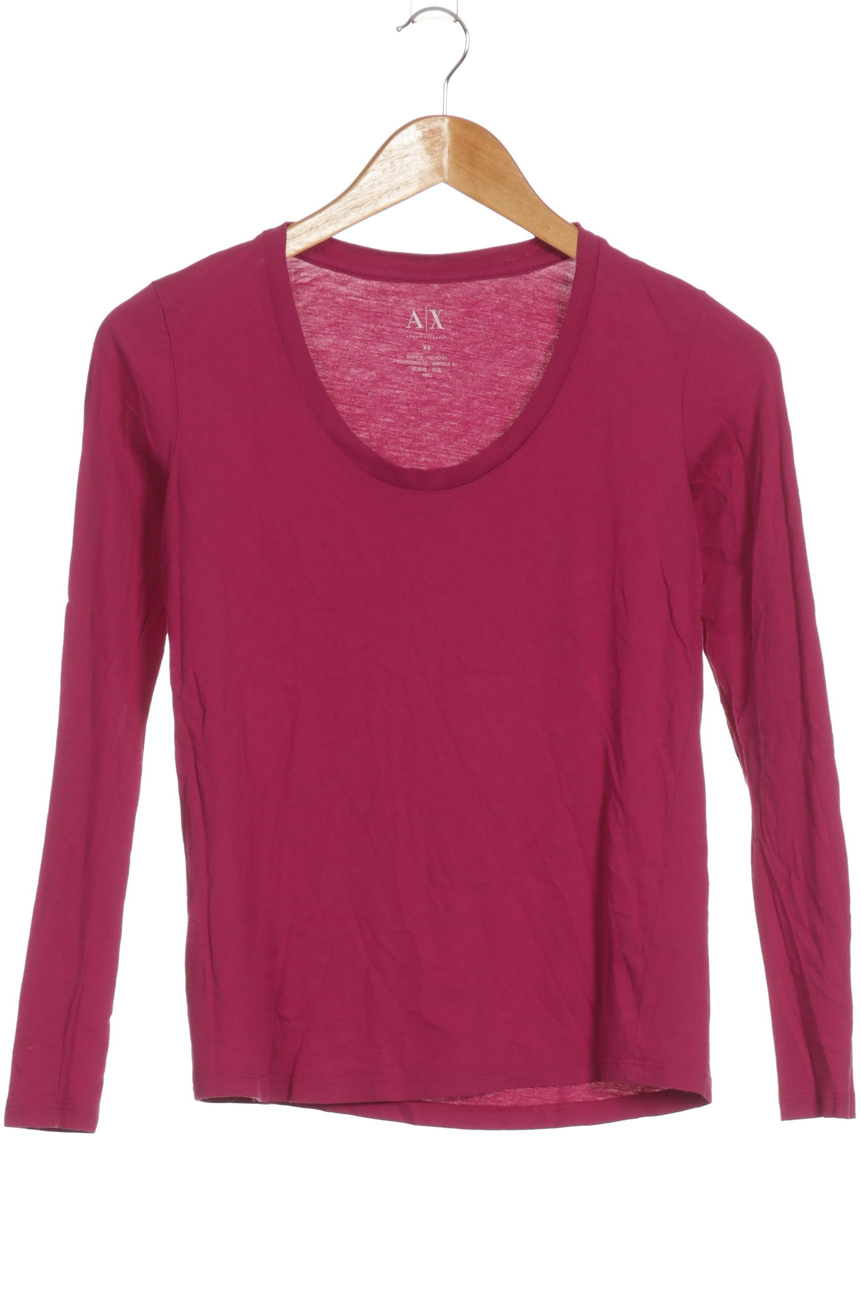 

AX Armani Exchange Damen Langarmshirt, pink, Gr. 34