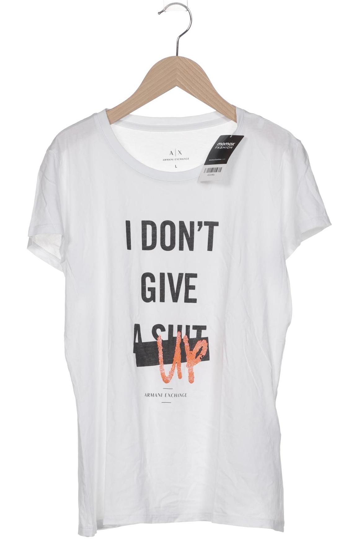 

AX Armani Exchange Damen T-Shirt, weiß, Gr. 42