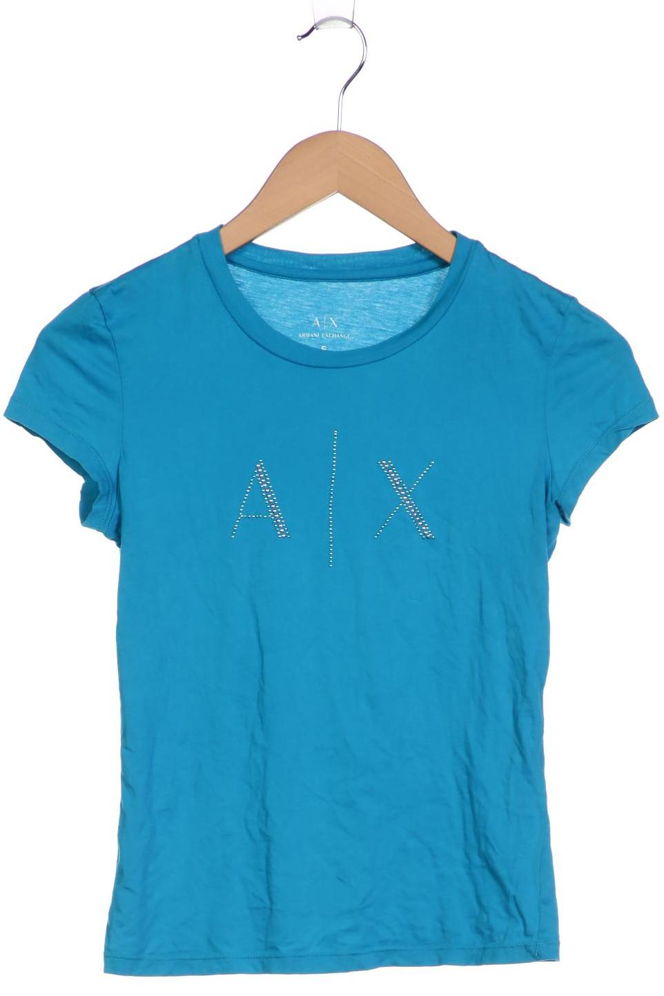 

AX Armani Exchange Damen T-Shirt, blau, Gr. 36