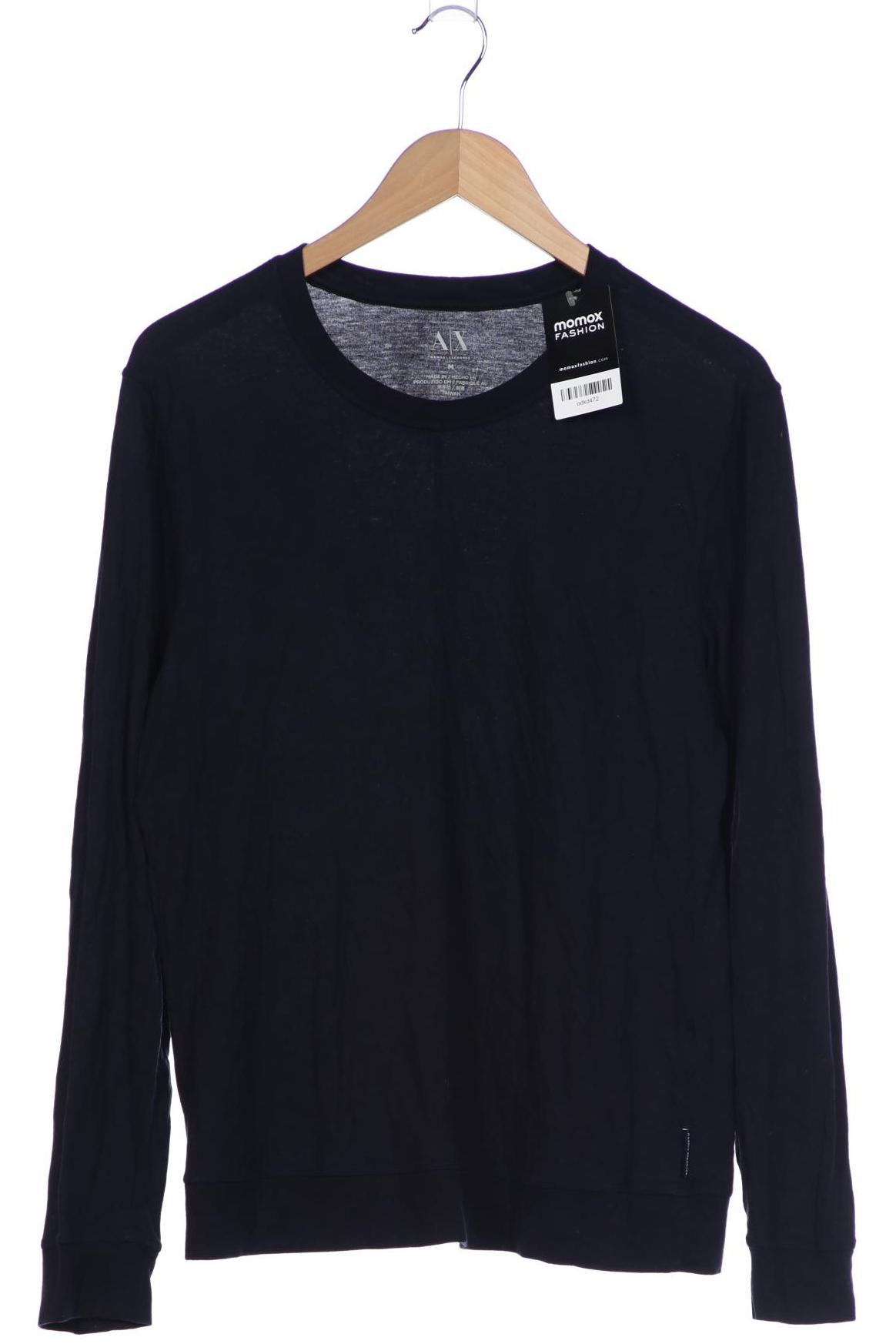 

AX Armani Exchange Herren Langarmshirt, marineblau, Gr. 48