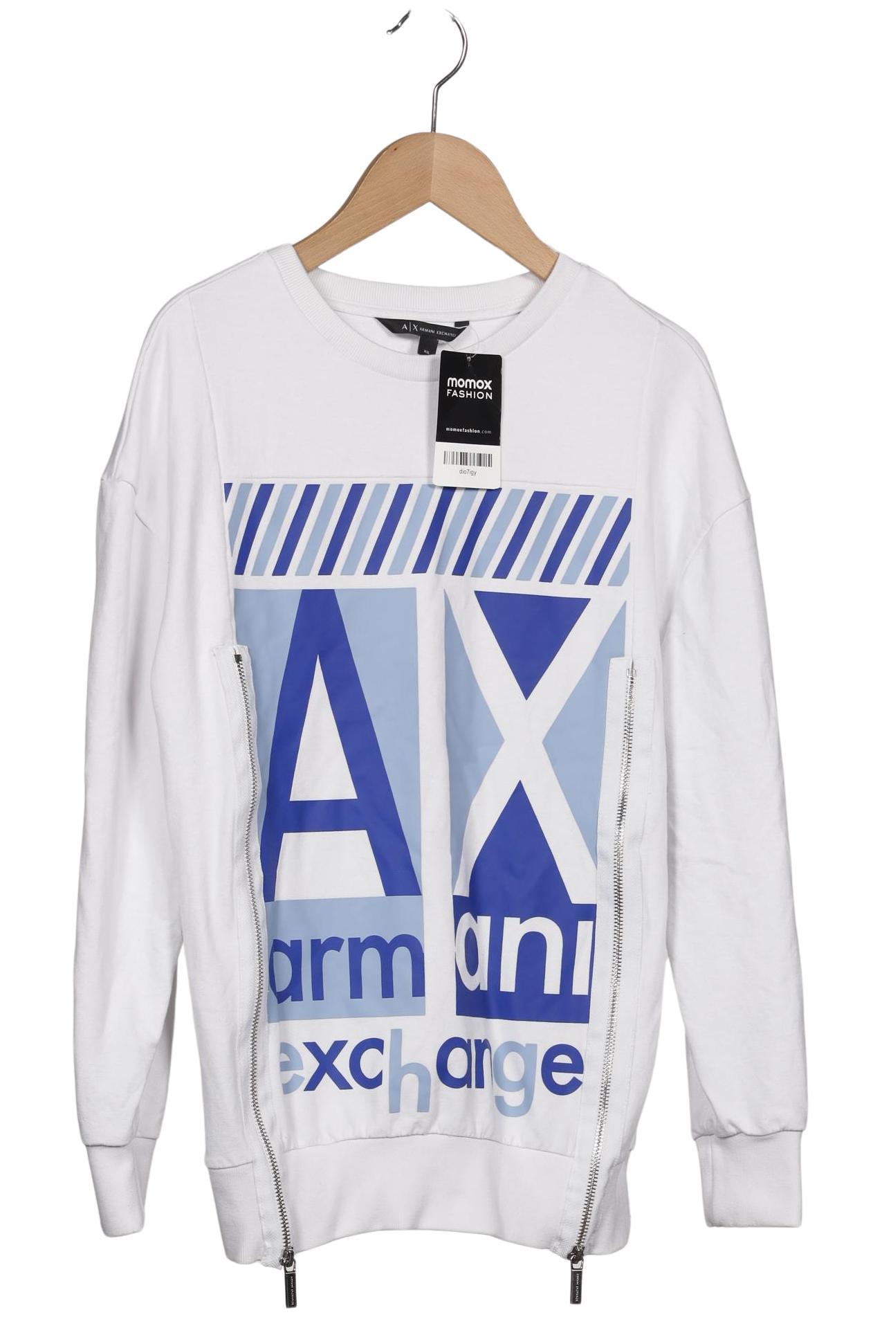

AX Armani Exchange Damen Sweatshirt, weiß, Gr. 34