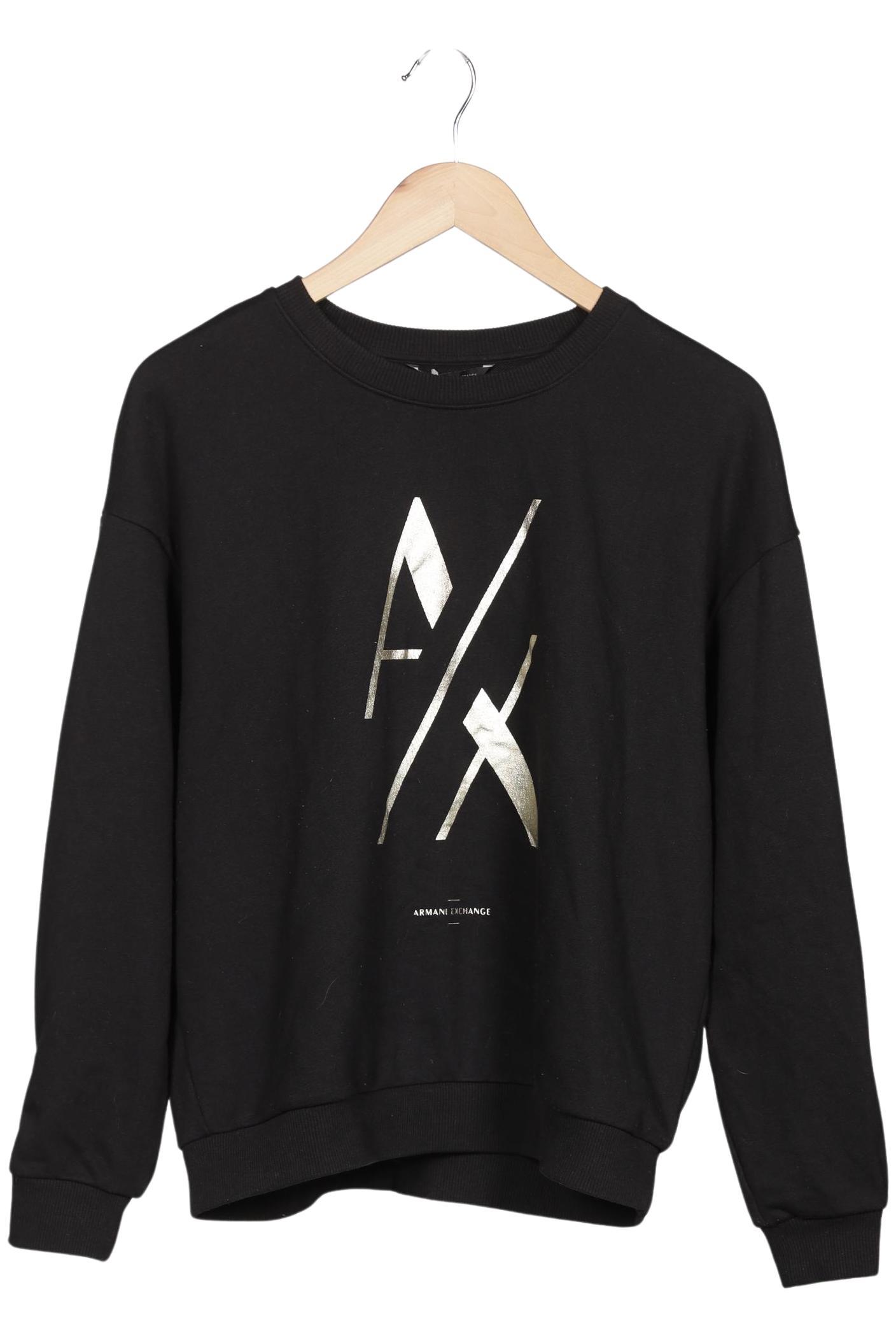 

AX Armani Exchange Damen Sweatshirt, schwarz, Gr. 38