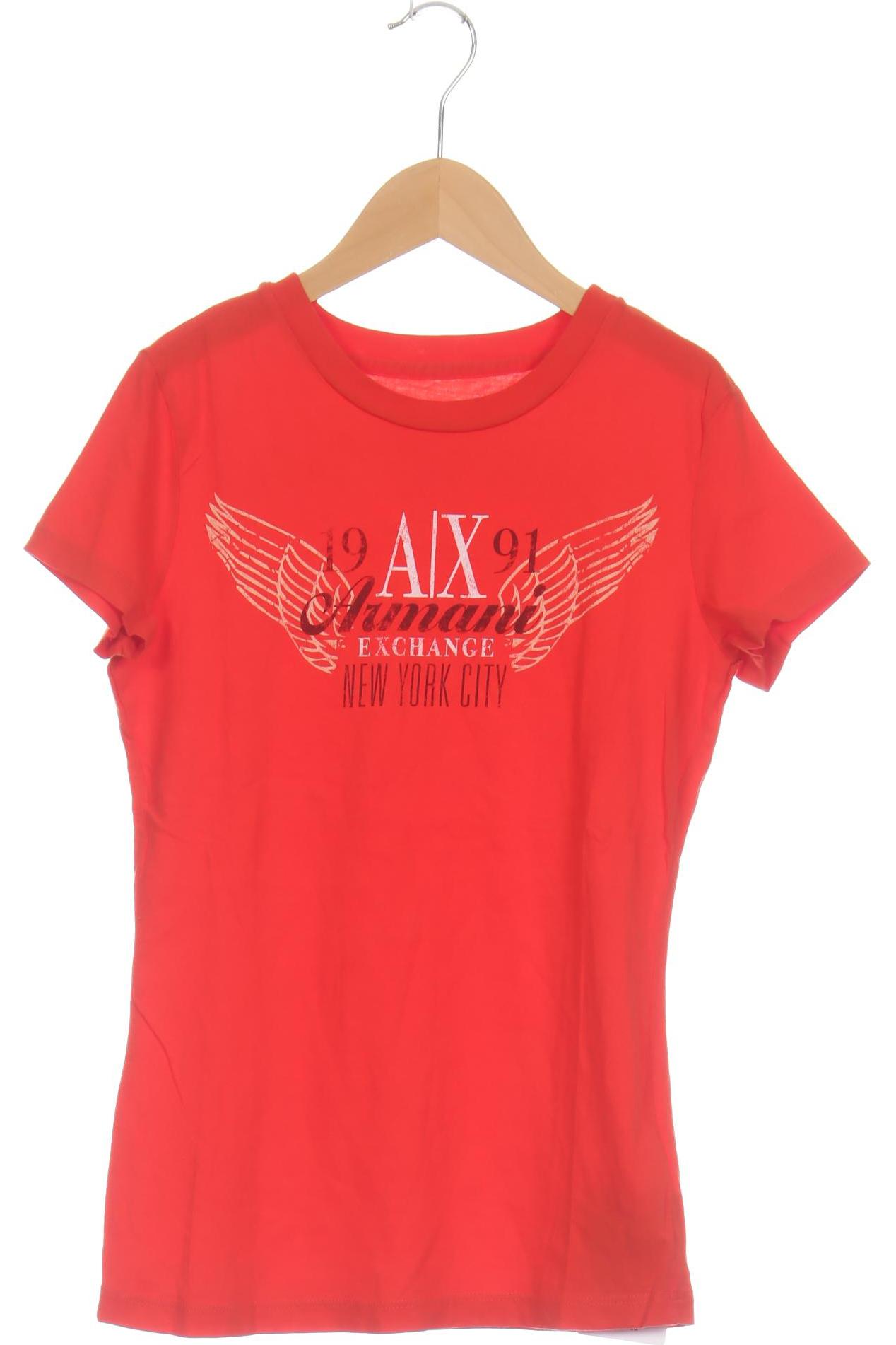 

AX Armani Exchange Damen T-Shirt, orange, Gr.