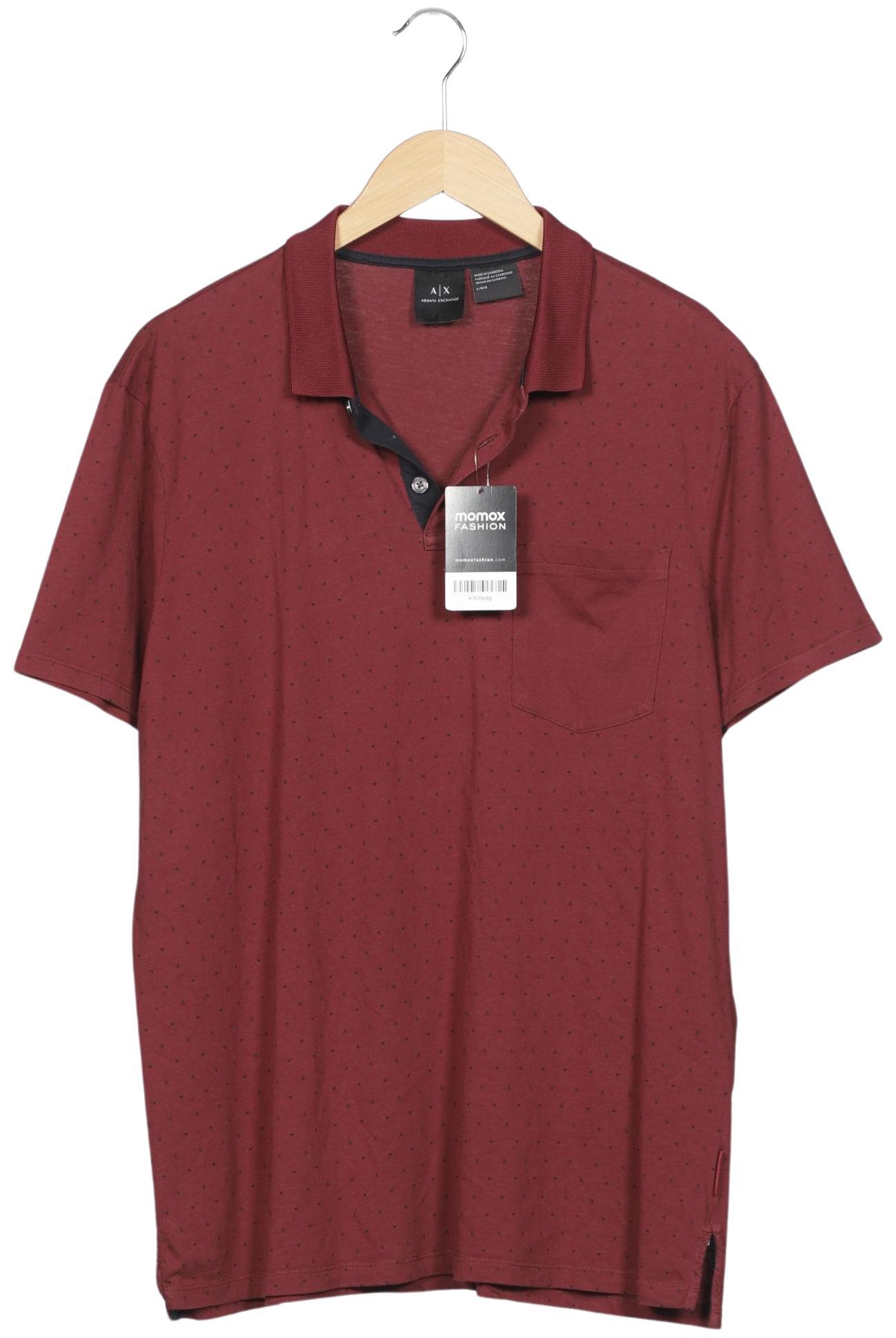 

AX Armani Exchange Herren Poloshirt, rot, Gr. 52