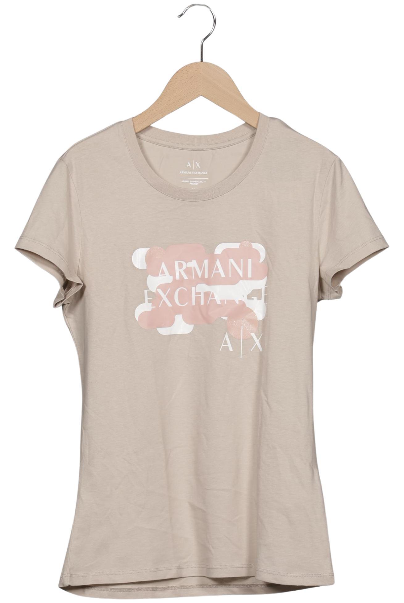 

AX Armani Exchange Damen T-Shirt, beige, Gr. 38