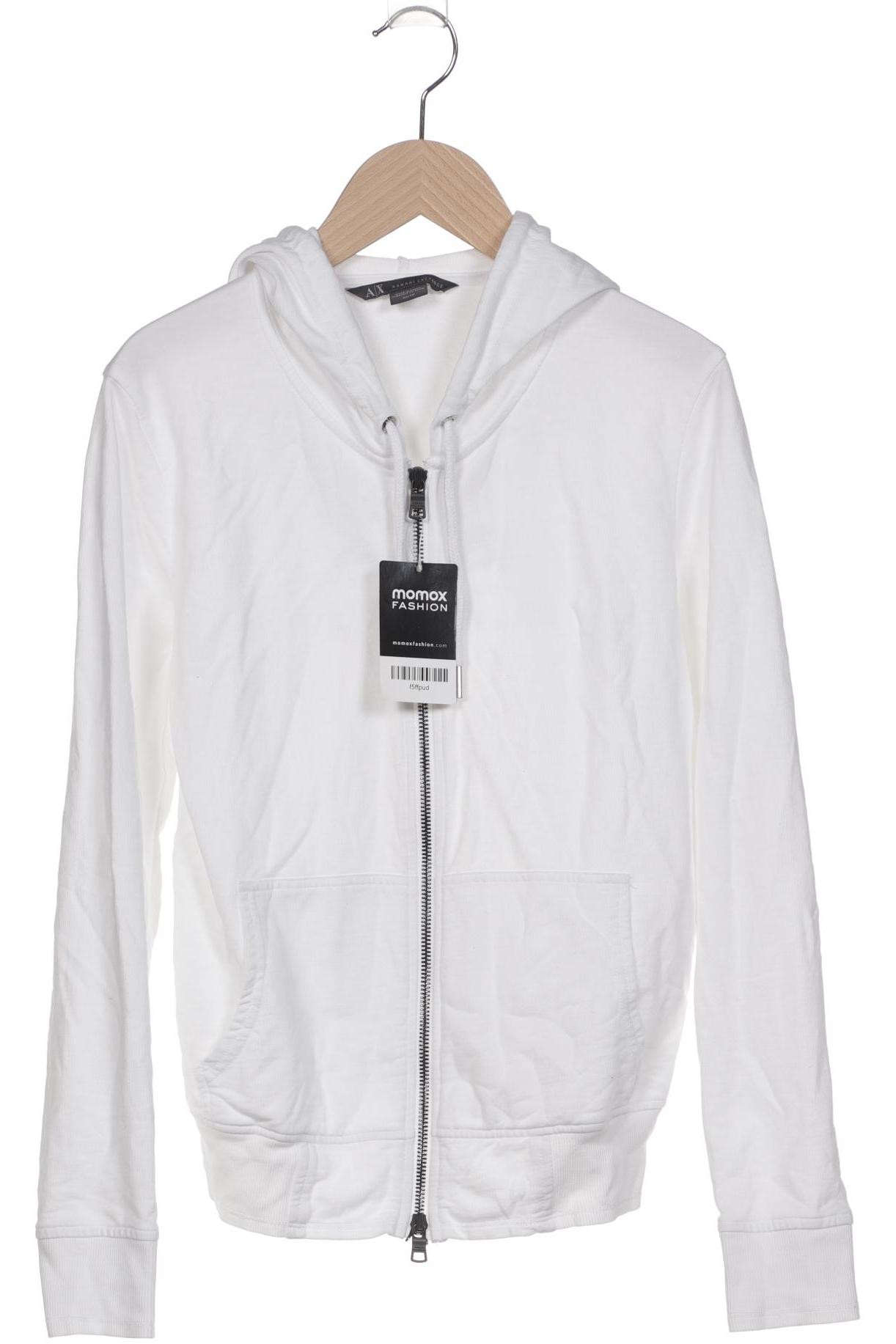 

AX Armani Exchange Damen Kapuzenpullover, weiß, Gr. 34