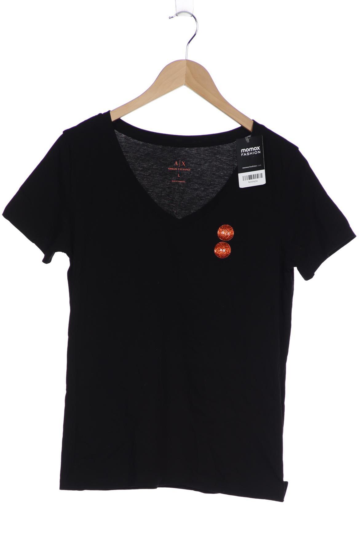 

AX Armani Exchange Damen T-Shirt, schwarz