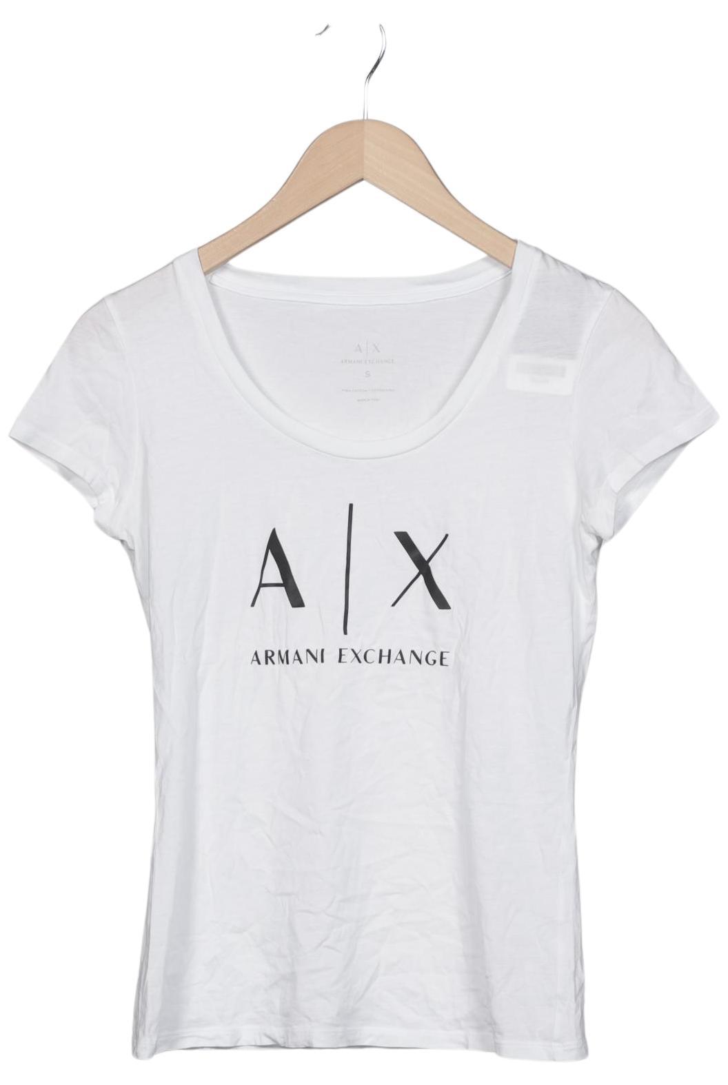 

AX Armani Exchange Damen T-Shirt, weiß, Gr. 36