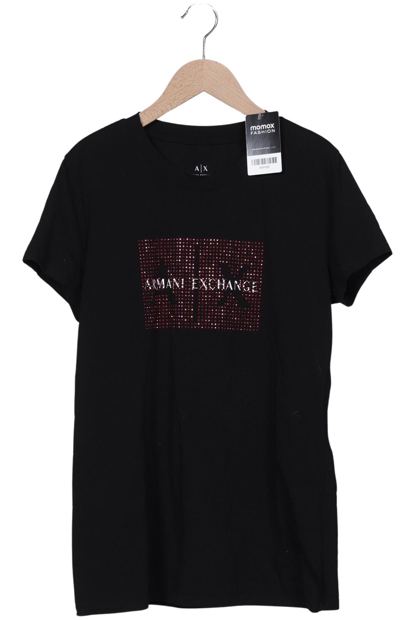 

AX Armani Exchange Damen T-Shirt, schwarz, Gr. 46