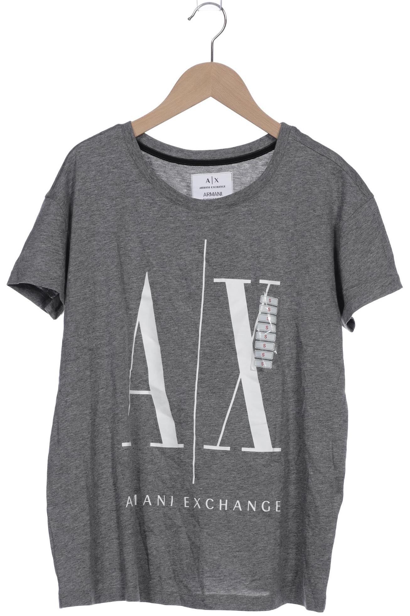 

AX Armani Exchange Damen T-Shirt, grau, Gr. 36