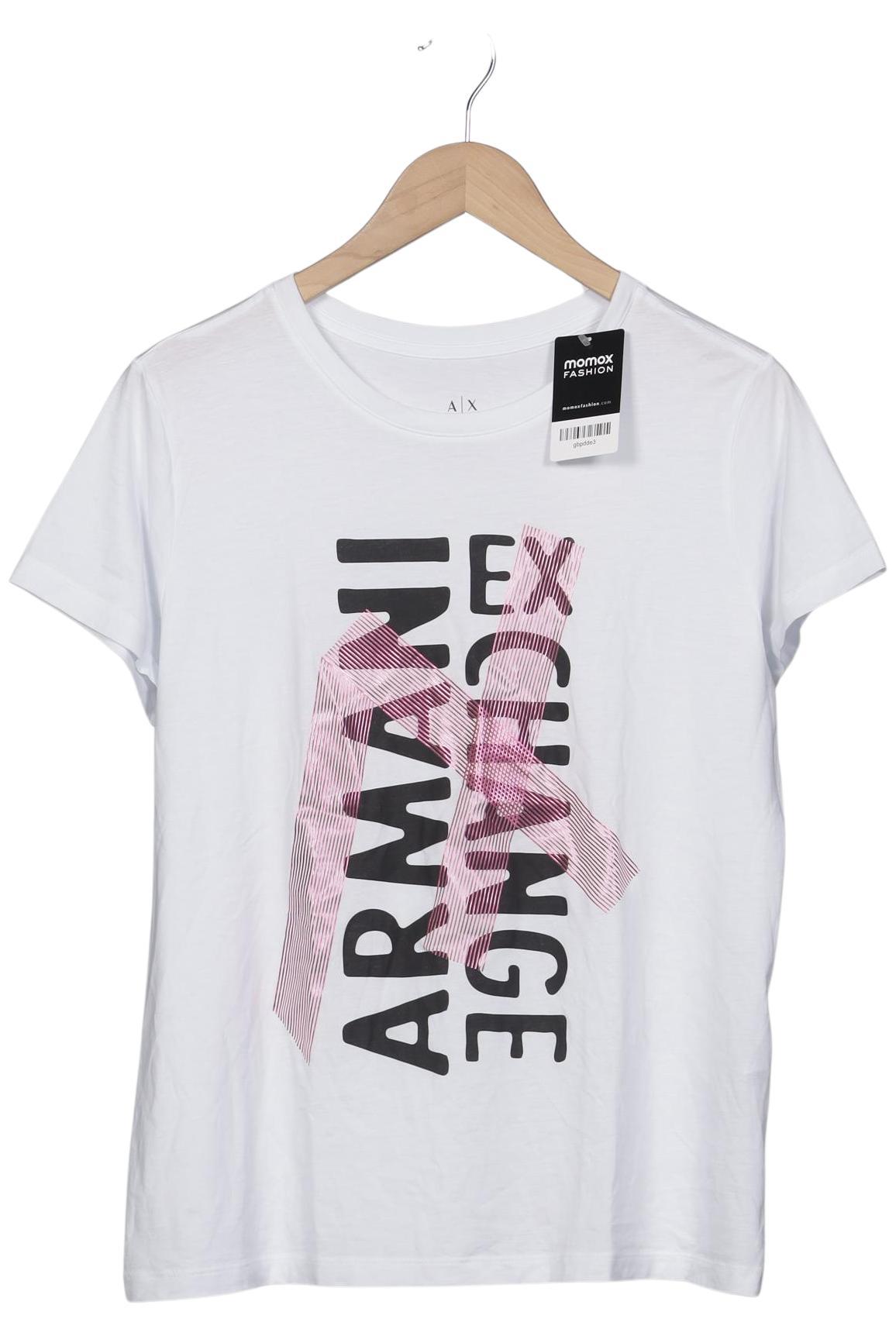 

AX Armani Exchange Damen T-Shirt, weiß, Gr. 42