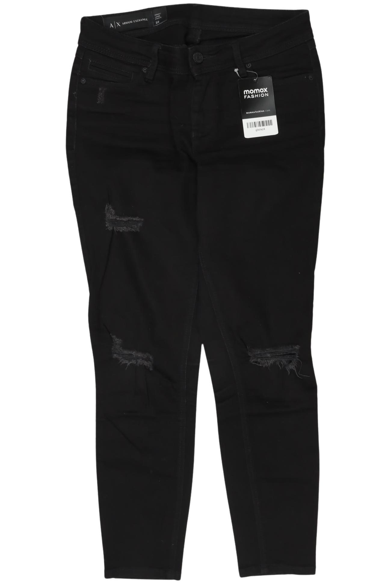 

AX Armani Exchange Damen Jeans, schwarz, Gr. 25