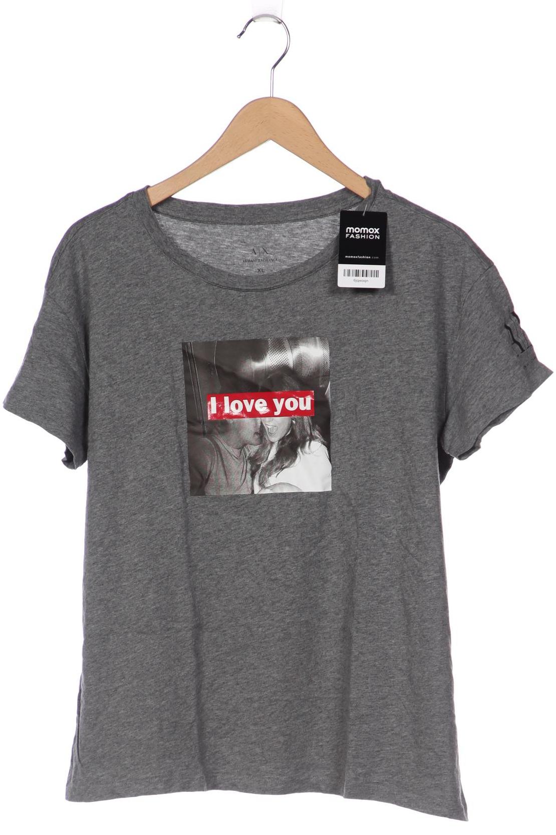 

AX Armani Exchange Damen T-Shirt, grau, Gr. 44