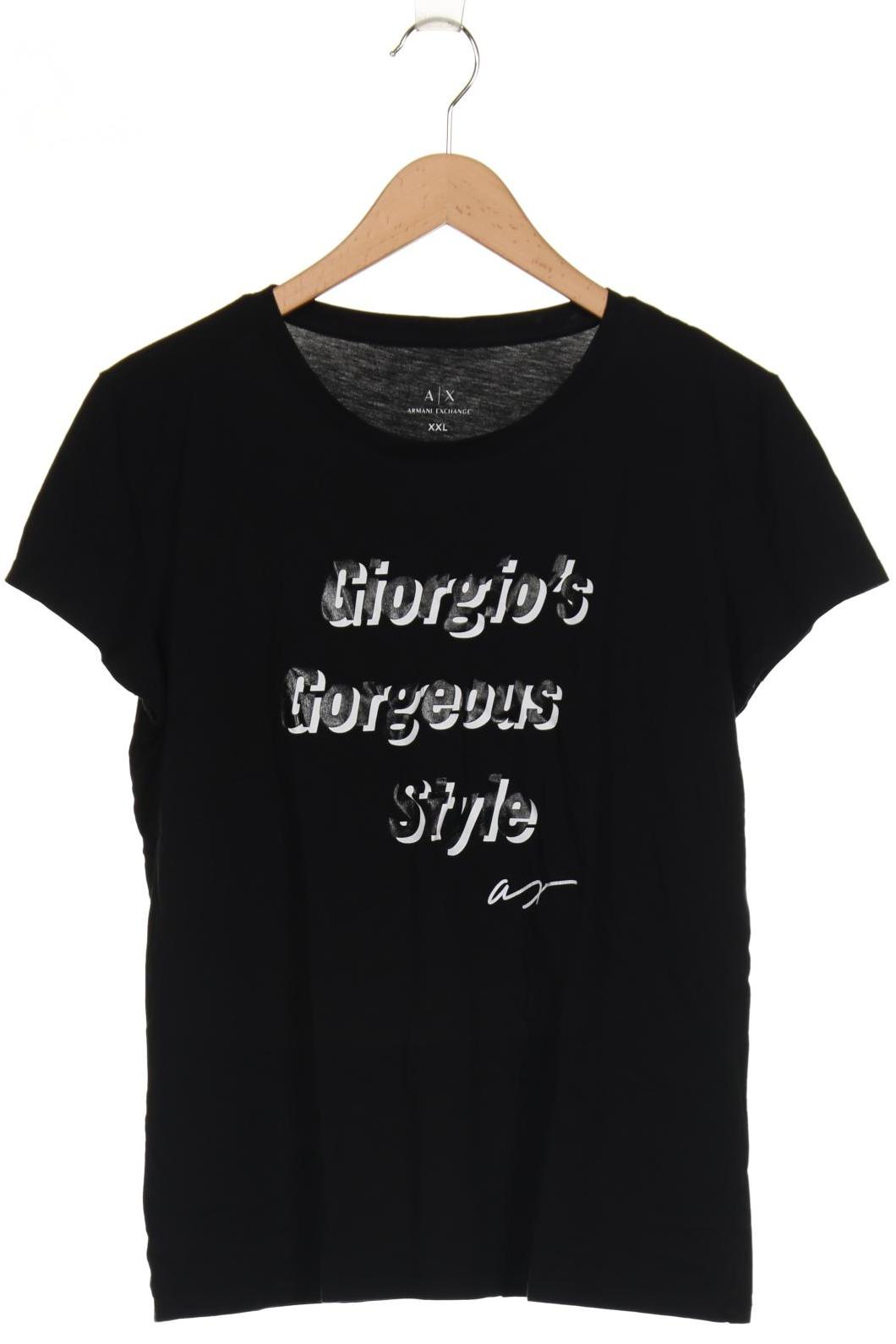

AX Armani Exchange Damen T-Shirt, schwarz