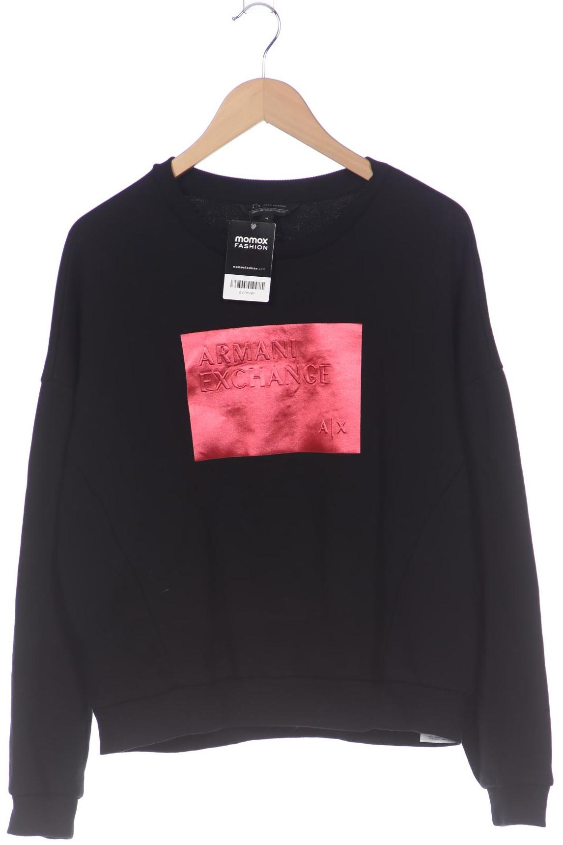 

AX Armani Exchange Damen Sweatshirt, schwarz, Gr. 44