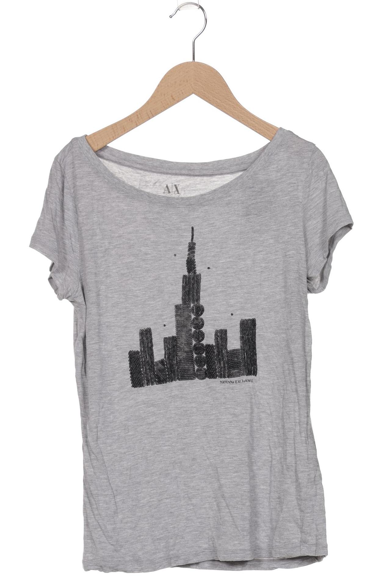 

AX Armani Exchange Damen T-Shirt, grau, Gr. 38