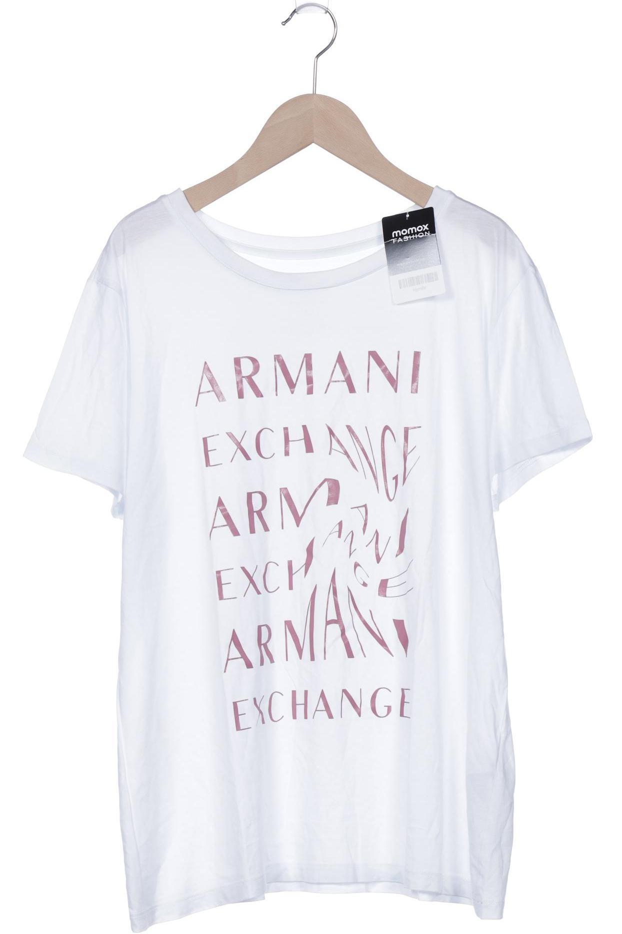 

AX Armani Exchange Damen T-Shirt, weiß, Gr. 44
