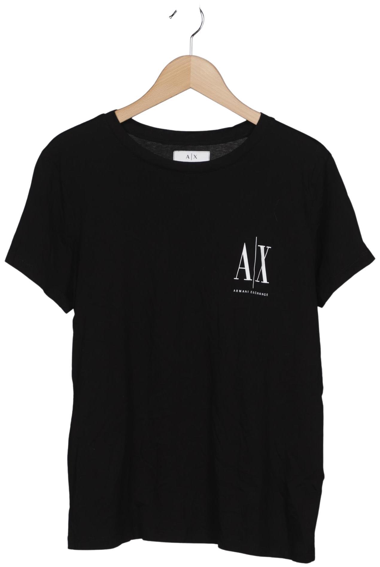 

AX Armani Exchange Damen T-Shirt, schwarz, Gr. 42