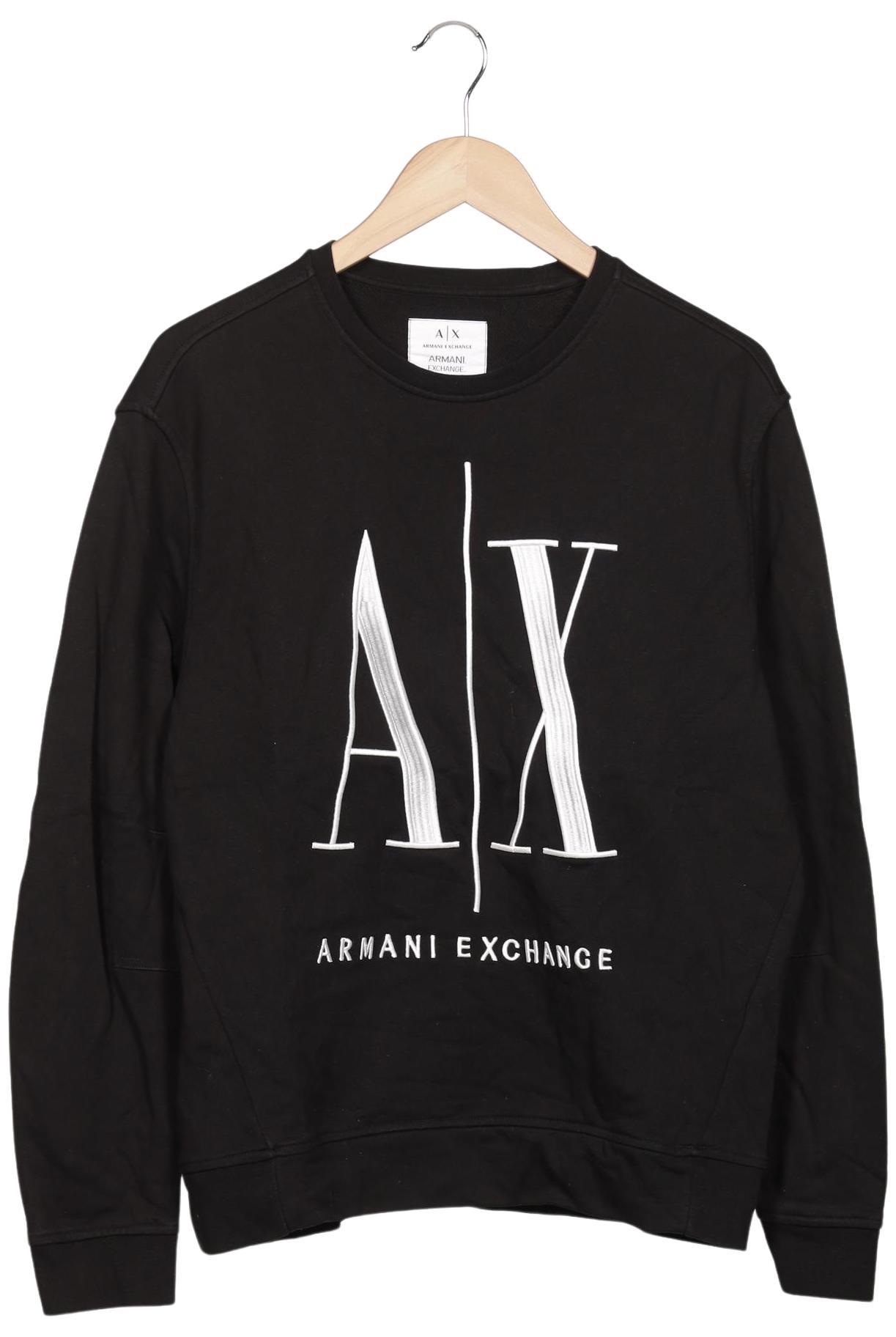 

AX Armani Exchange Herren Sweatshirt, schwarz, Gr. 48