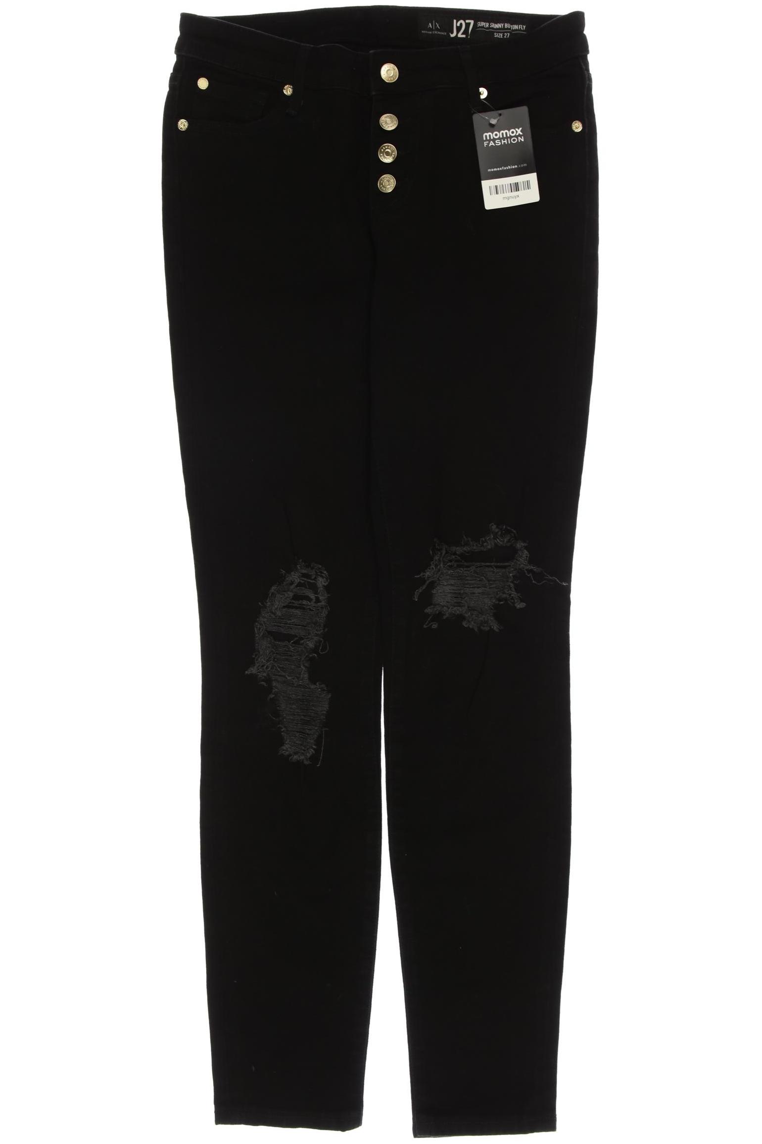

AX Armani Exchange Damen Jeans, schwarz