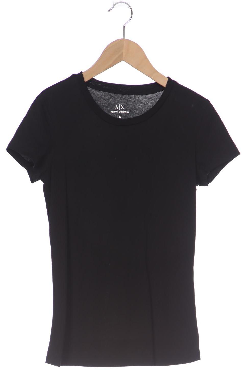 

AX Armani Exchange Damen T-Shirt, schwarz, Gr. 36