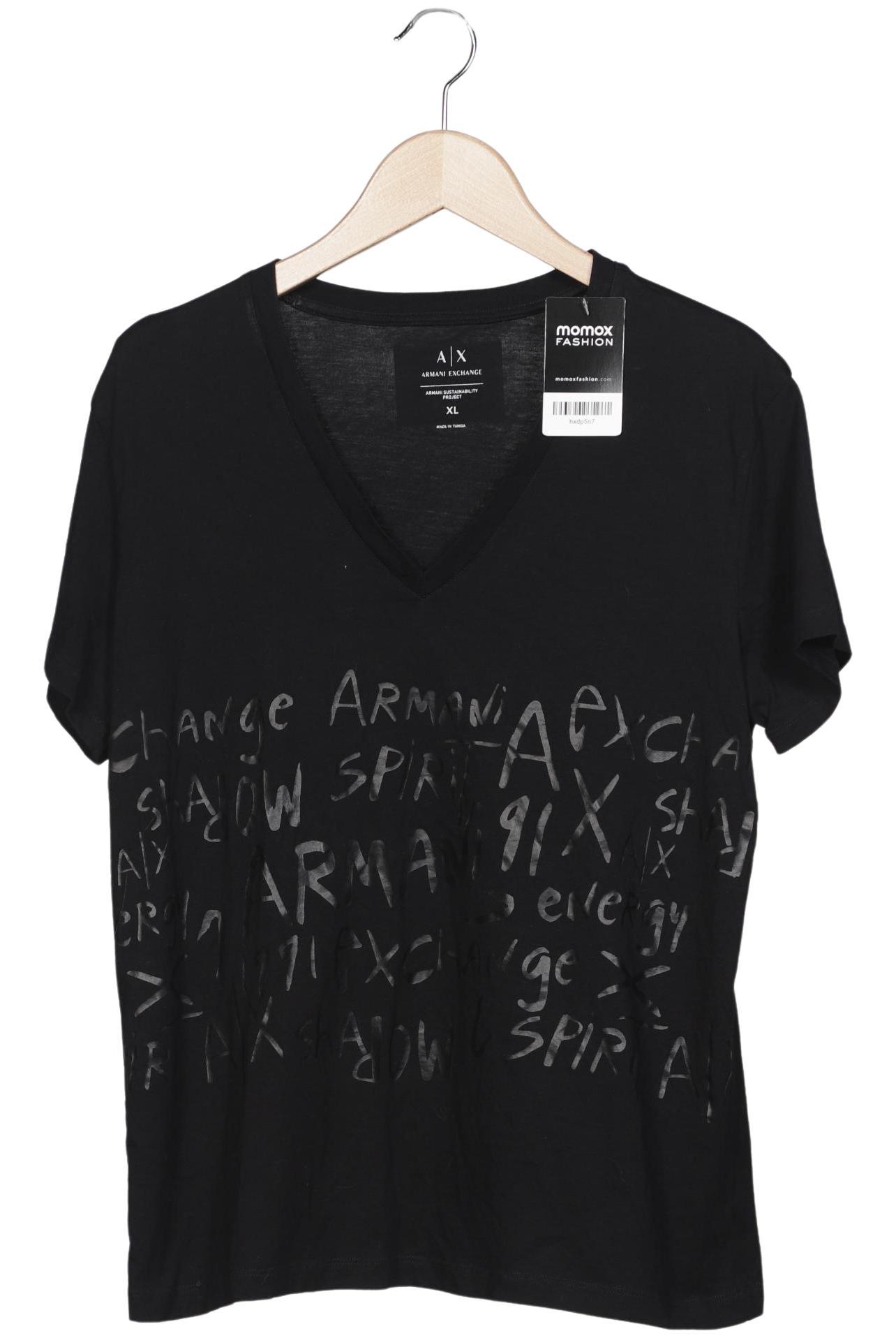 

AX Armani Exchange Damen T-Shirt, schwarz, Gr. 44