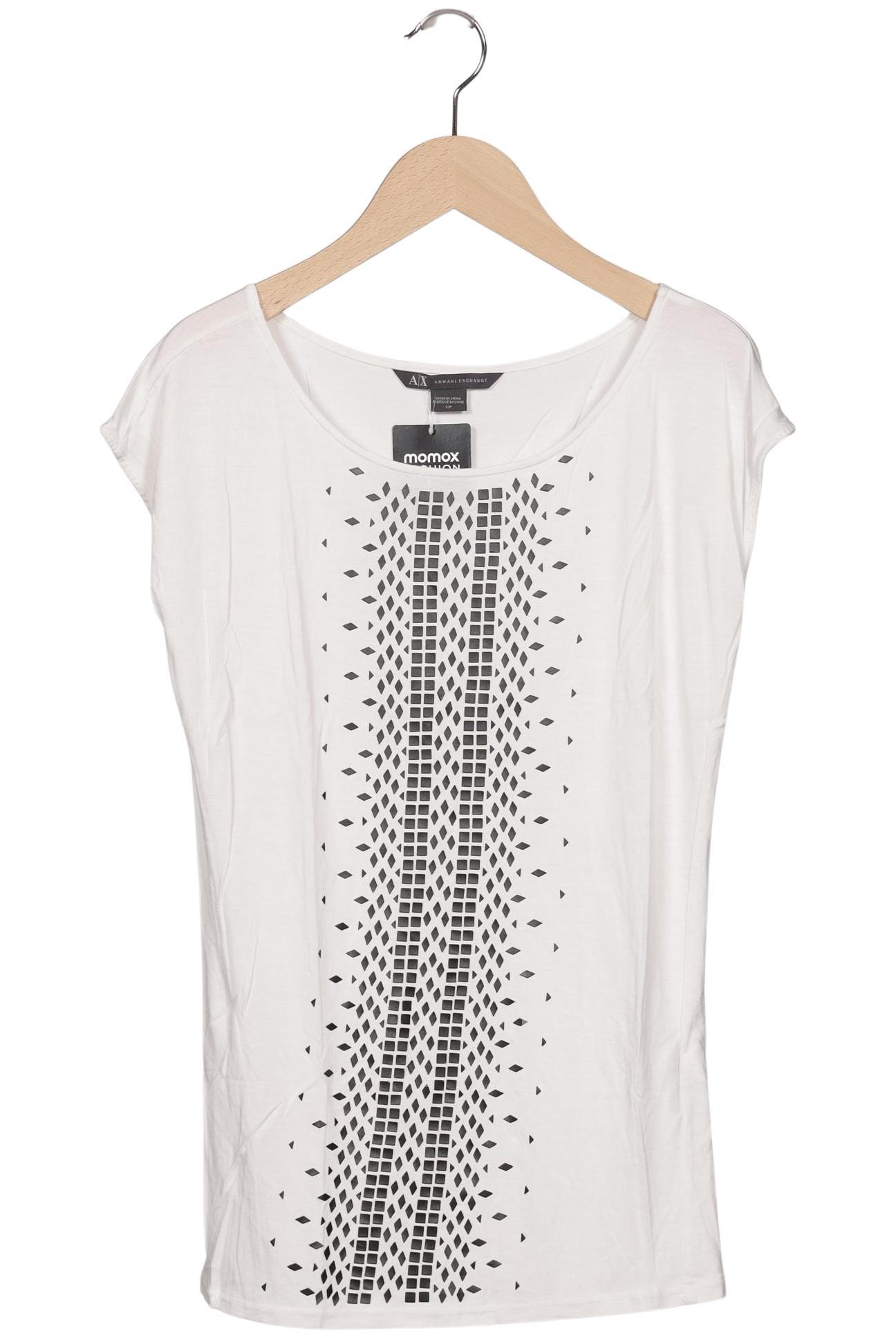 

AX Armani Exchange Damen T-Shirt, weiß, Gr. 36