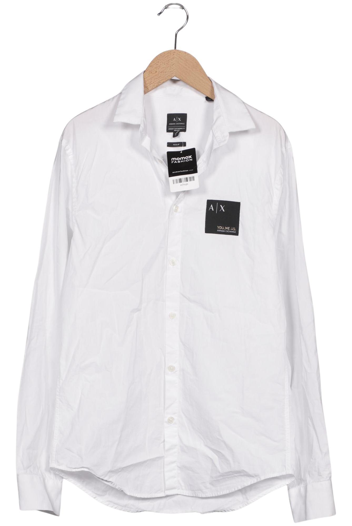 

AX Armani Exchange Herren Hemd, weiß, Gr. 44