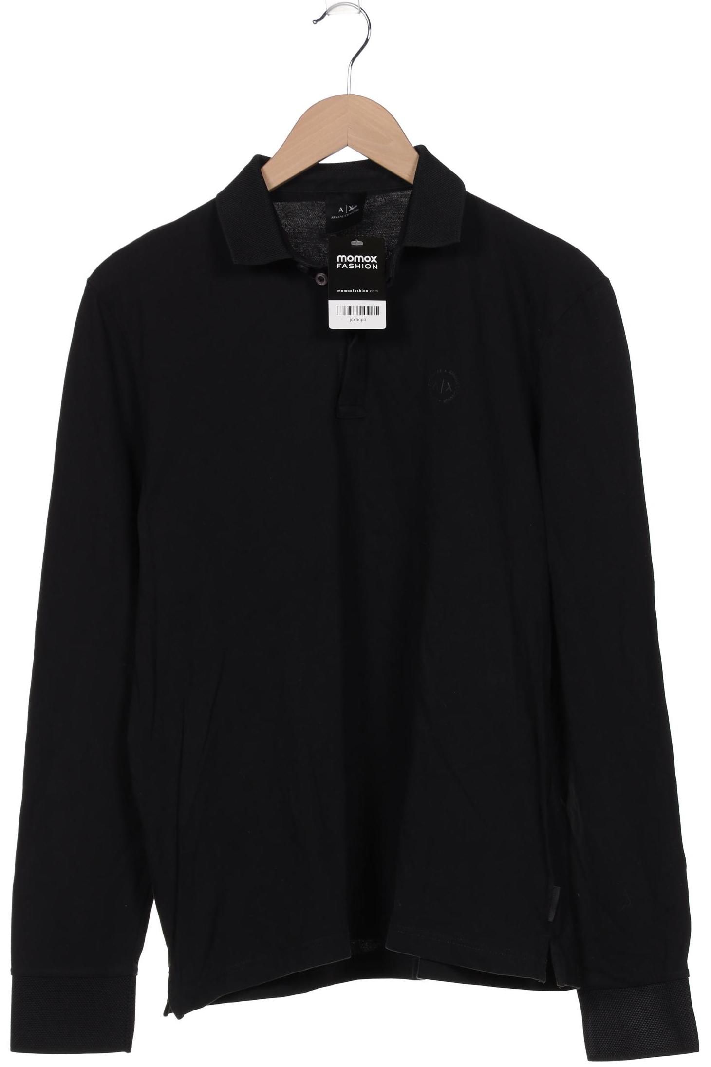

AX Armani Exchange Herren Poloshirt, schwarz