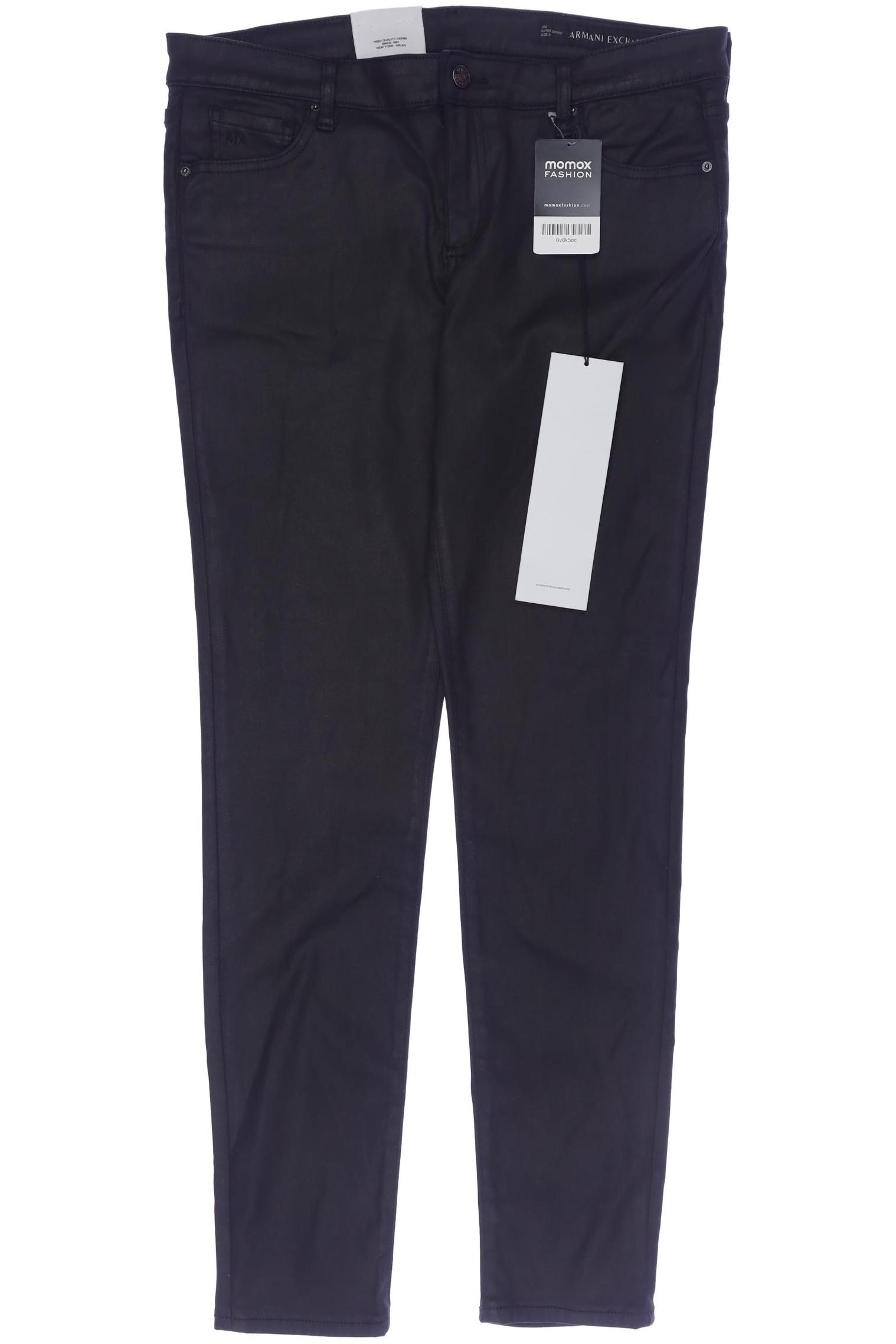 

AX Armani Exchange Damen Stoffhose, schwarz, Gr. 31