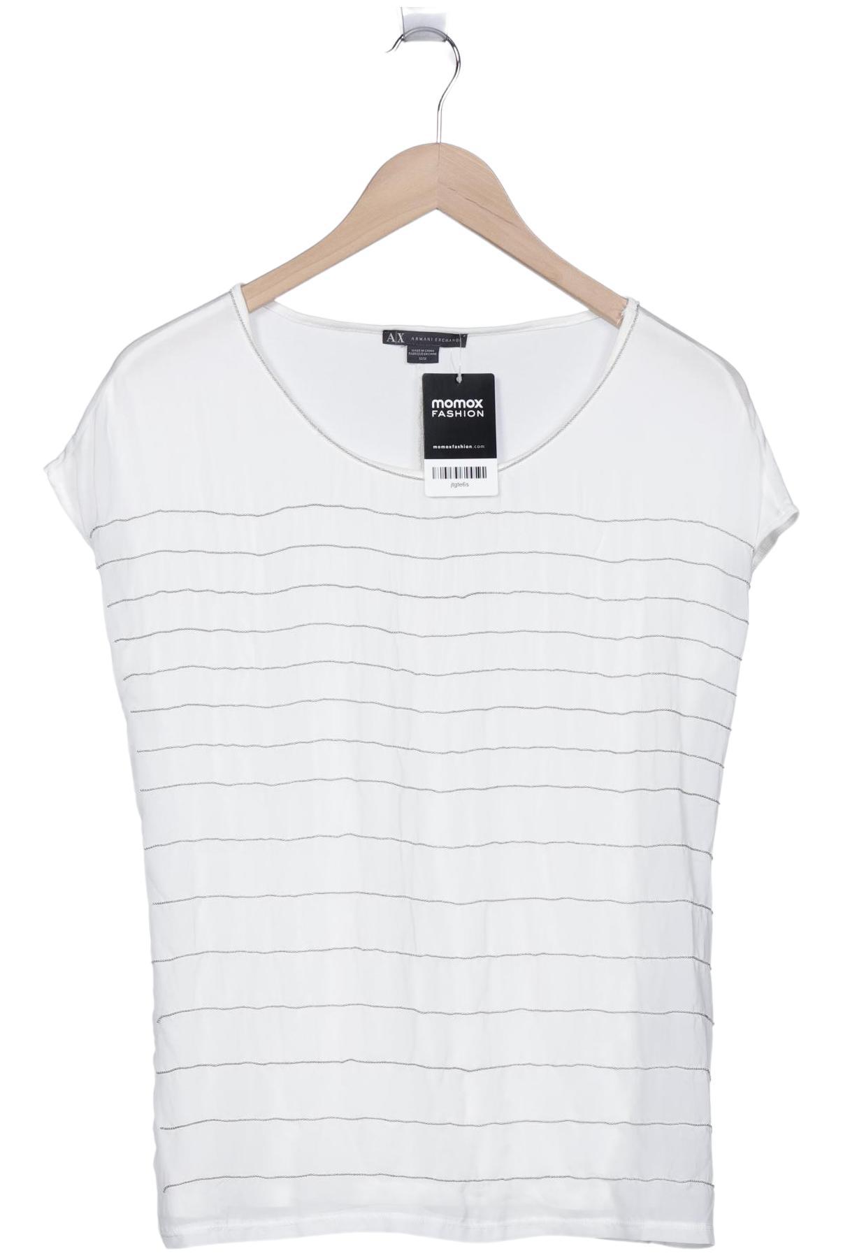 

AX Armani Exchange Damen T-Shirt, cremeweiß, Gr. 38