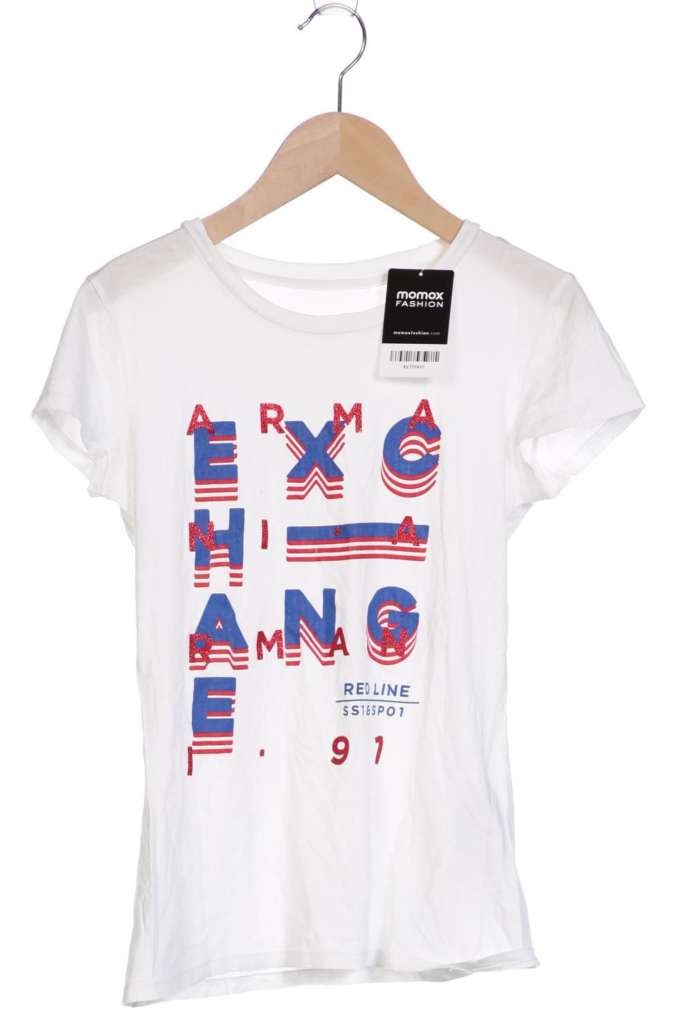 

AX Armani Exchange Damen T-Shirt, weiß