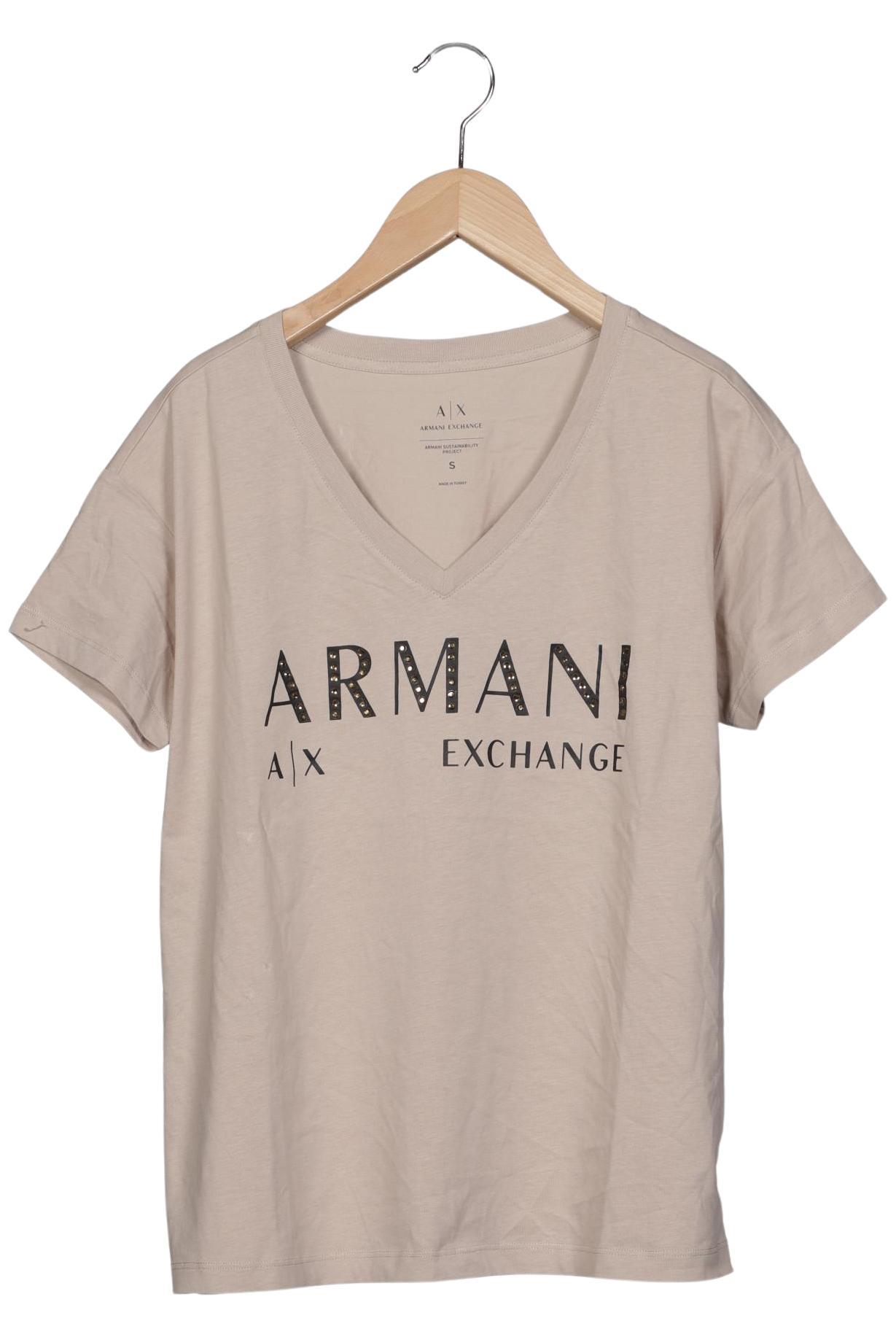 

AX Armani Exchange Damen T-Shirt, beige, Gr. 36