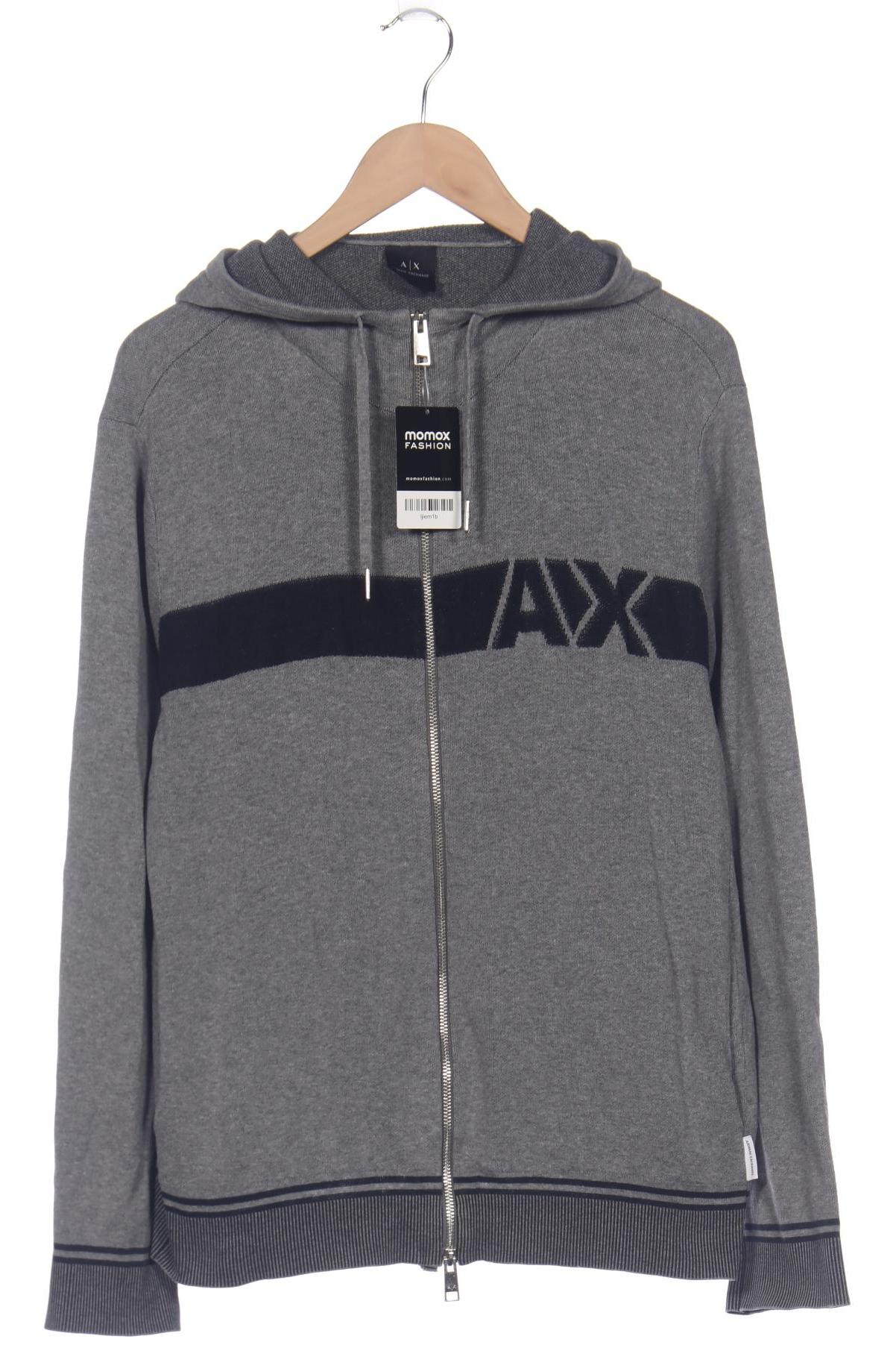 

AX Armani Exchange Herren Strickjacke, grau, Gr. 48