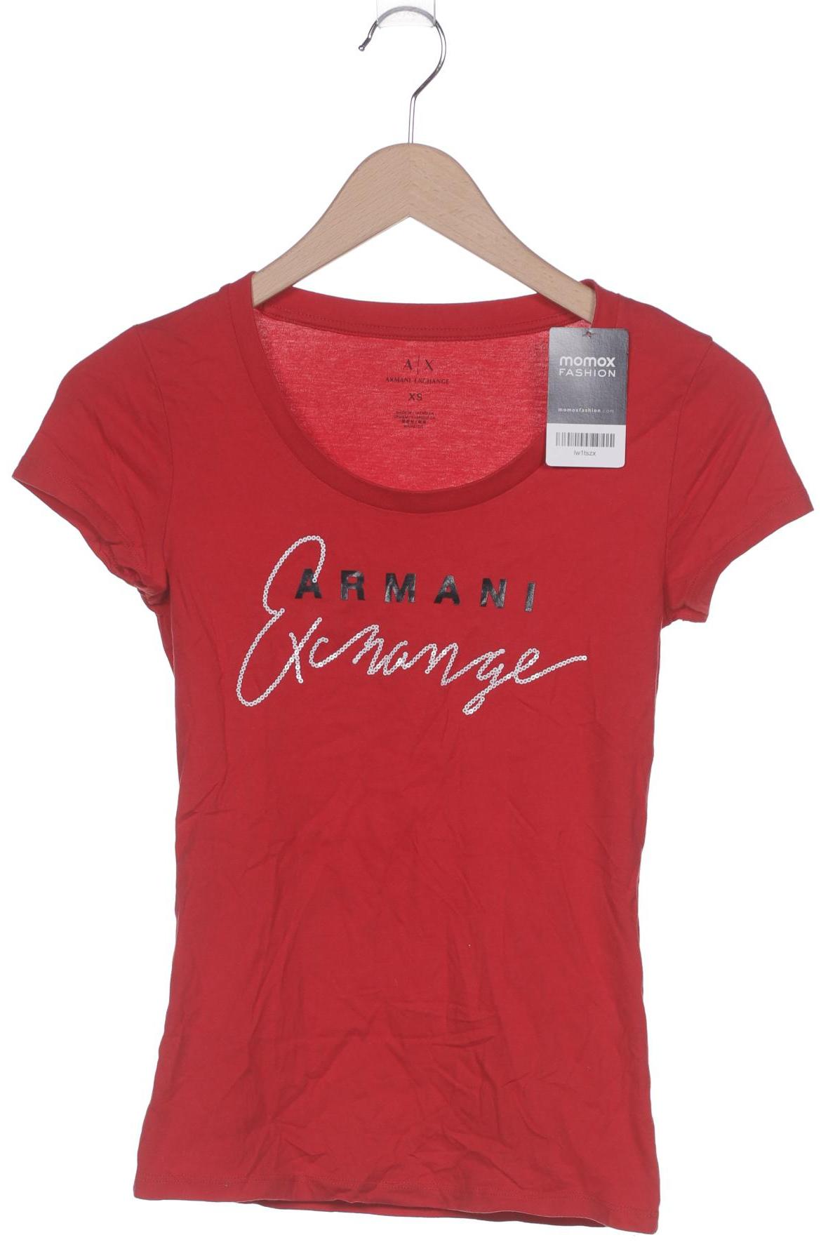 

AX Armani Exchange Damen T-Shirt, rot, Gr. 34