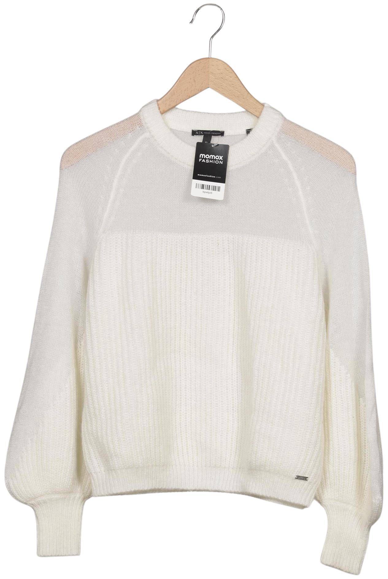 

AX Armani Exchange Damen Pullover, cremeweiß, Gr. 34