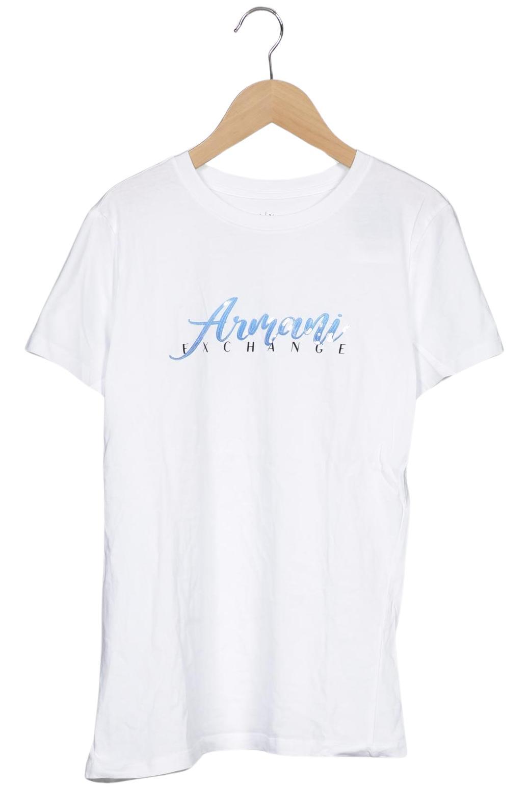 

AX Armani Exchange Damen T-Shirt, weiß, Gr. 36