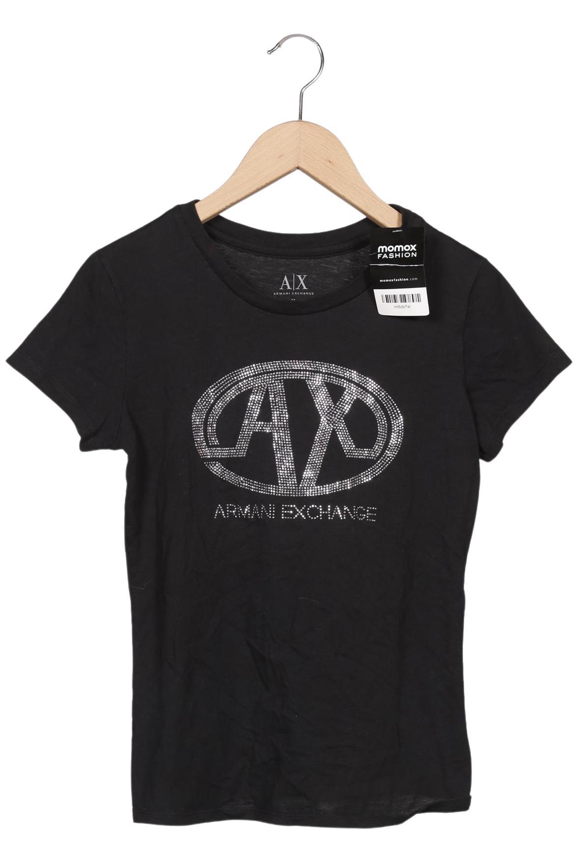 

AX Armani Exchange Damen T-Shirt, schwarz, Gr. 38
