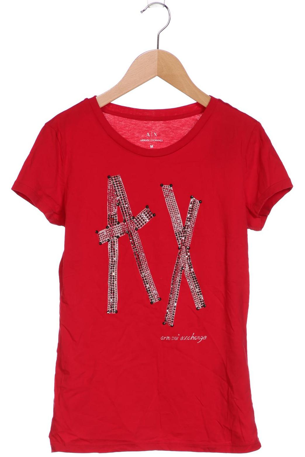 

AX Armani Exchange Damen T-Shirt, rot, Gr. 38