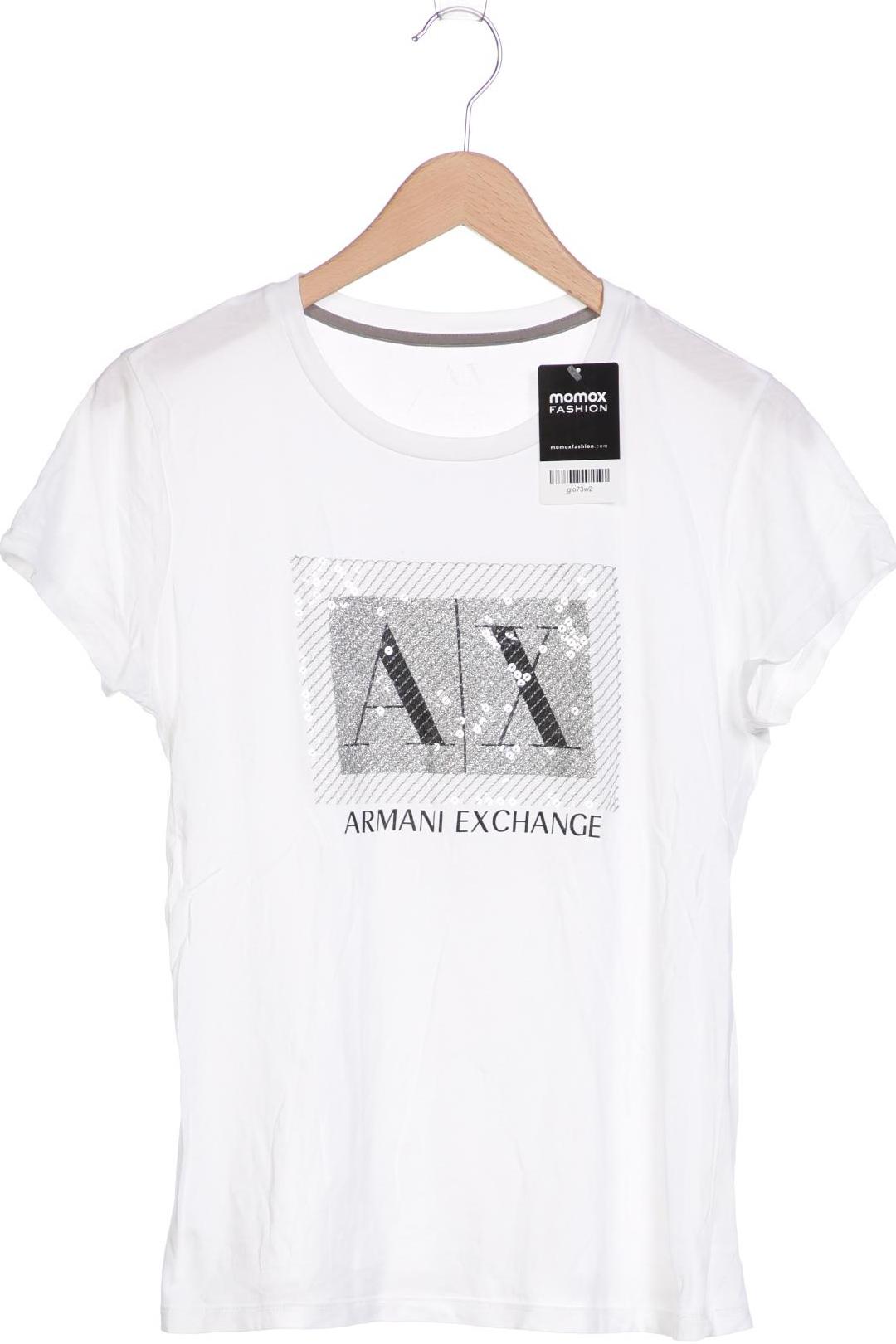 

AX Armani Exchange Damen T-Shirt, weiß