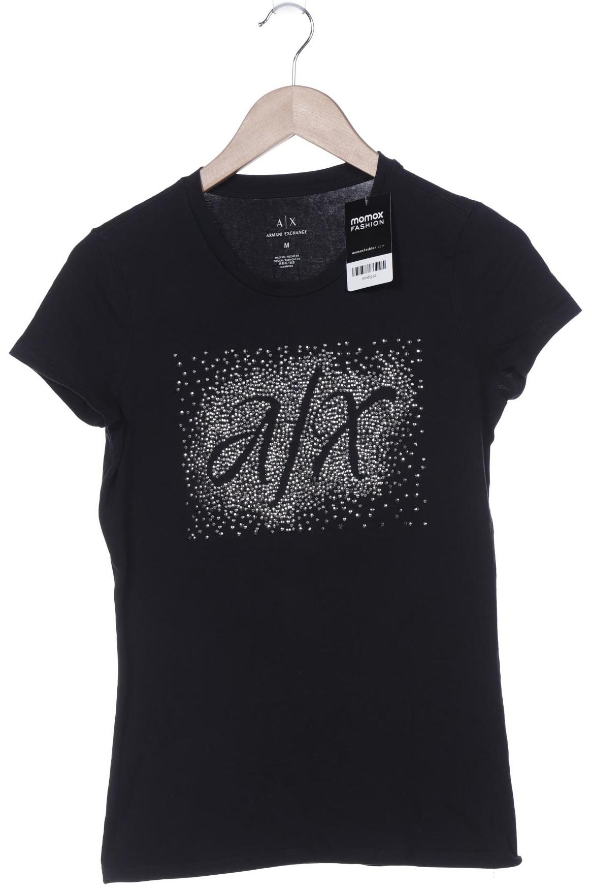 

AX Armani Exchange Damen T-Shirt, schwarz, Gr. 38