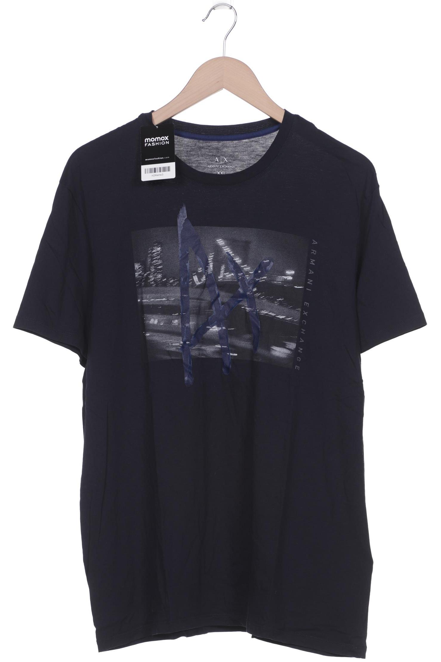 

AX Armani Exchange Herren T-Shirt, marineblau