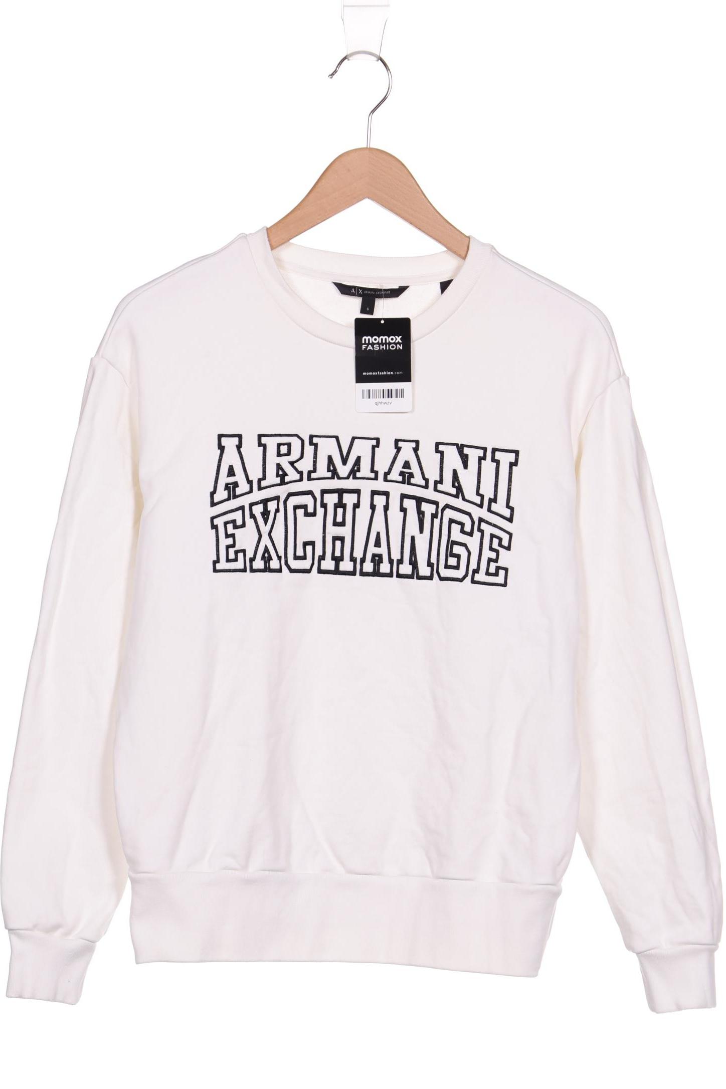 

AX Armani Exchange Damen Sweatshirt, weiß, Gr. 36