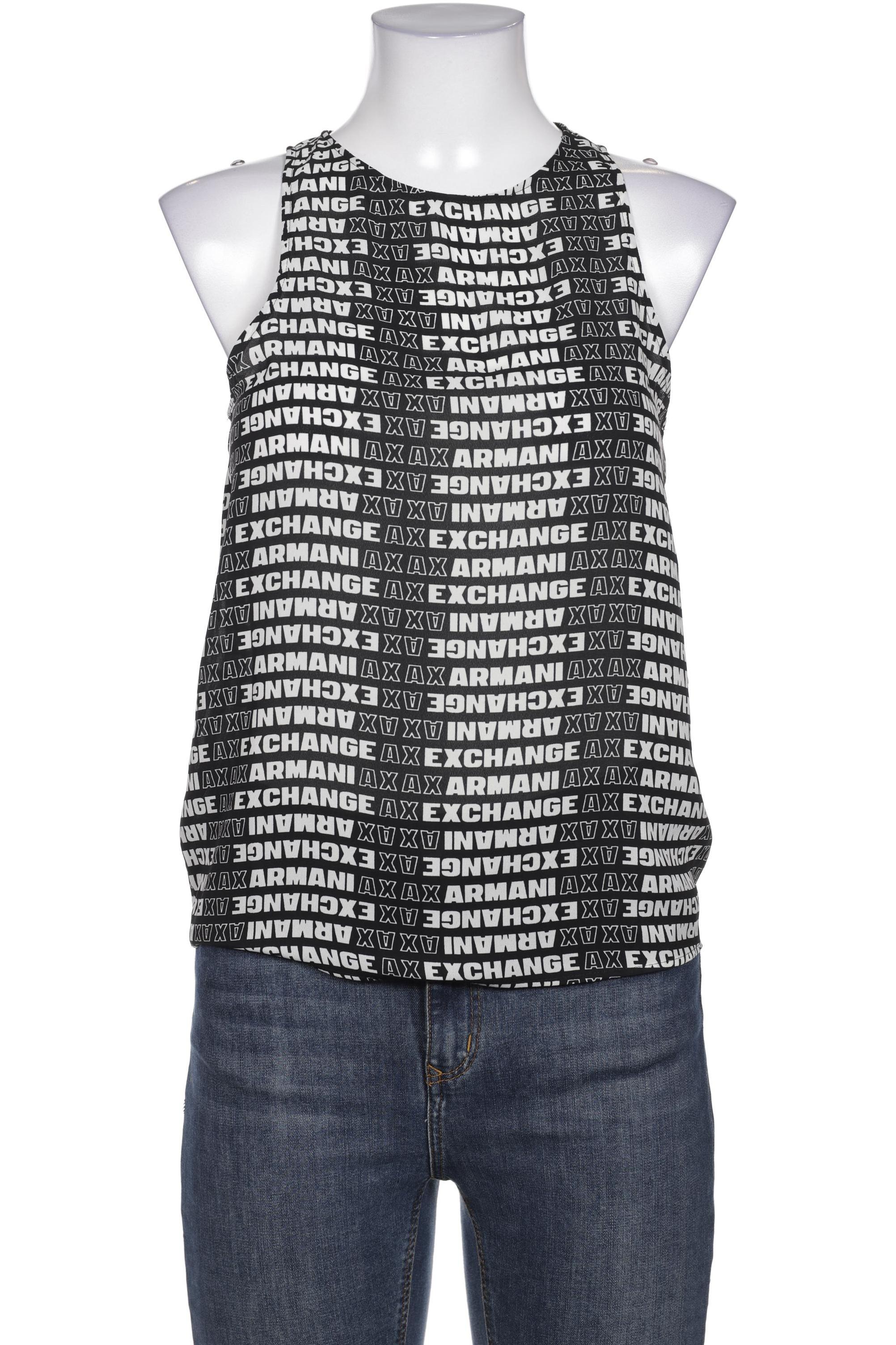 

AX Armani Exchange Damen Bluse, schwarz