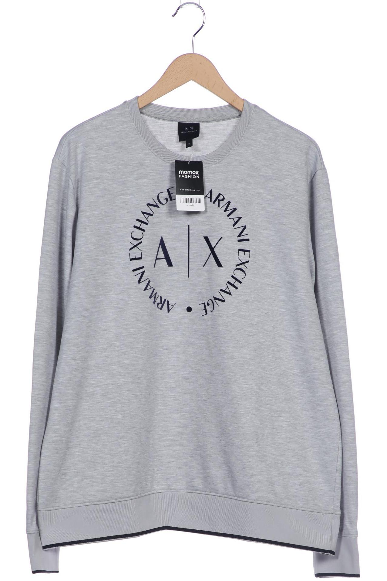 

AX Armani Exchange Herren Sweatshirt, grau, Gr. 56