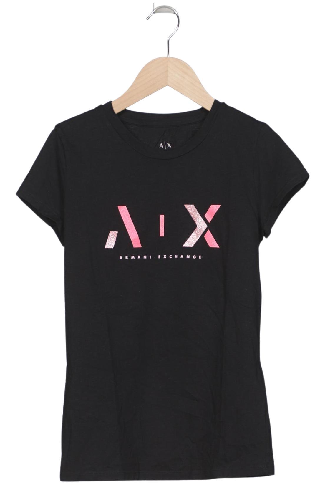 

AX Armani Exchange Damen T-Shirt, schwarz, Gr. 36