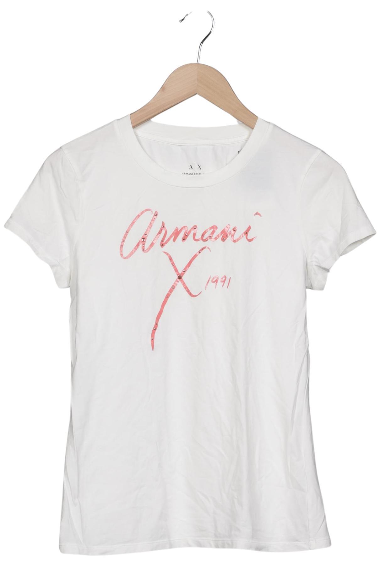

AX Armani Exchange Damen T-Shirt, weiß, Gr. 42
