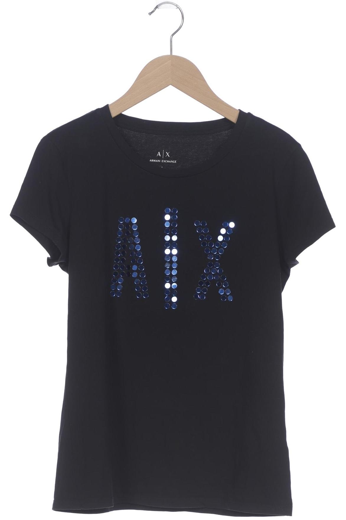 

AX Armani Exchange Damen T-Shirt, schwarz, Gr. 42