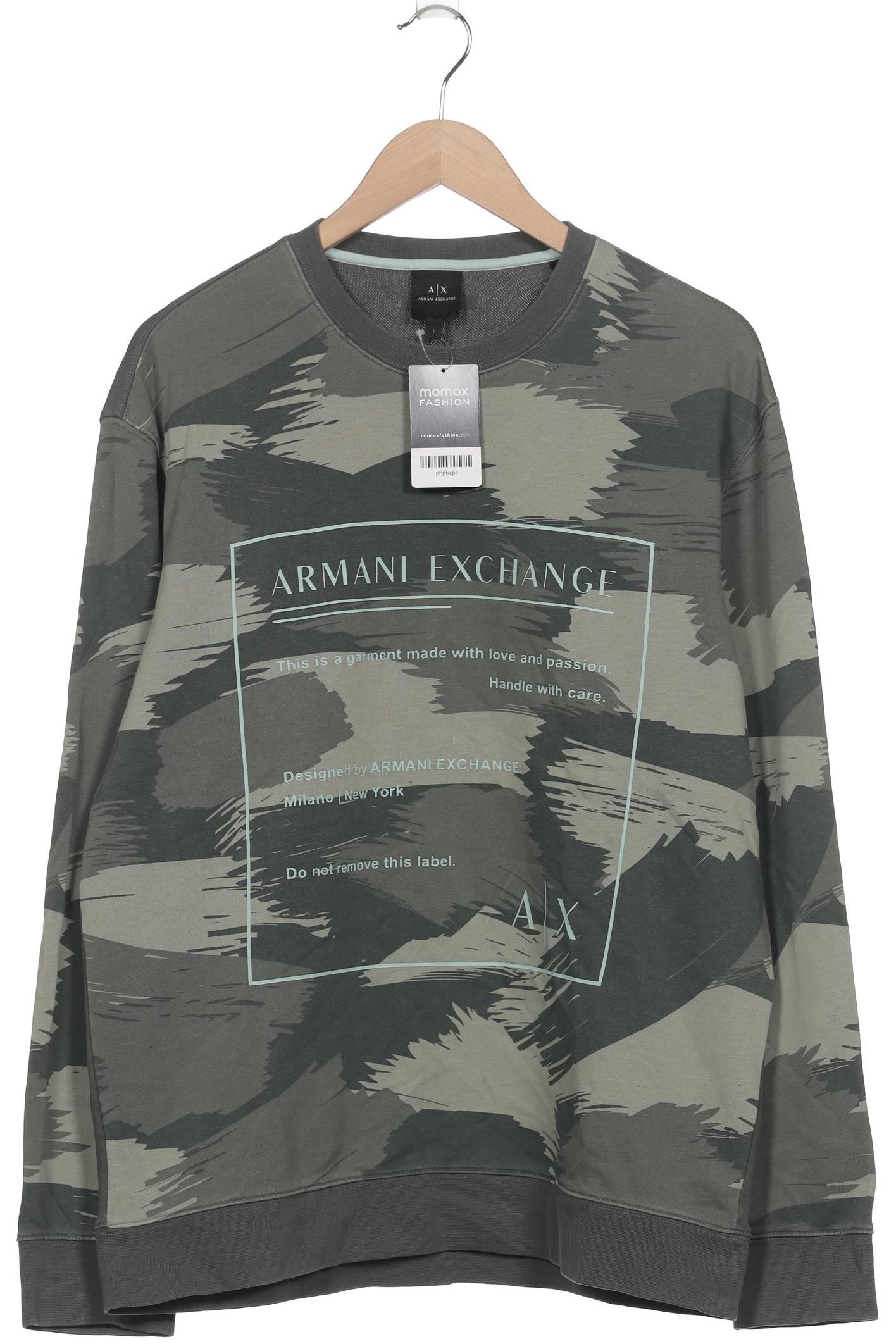 

AX Armani Exchange Herren Sweatshirt, grün, Gr. 52